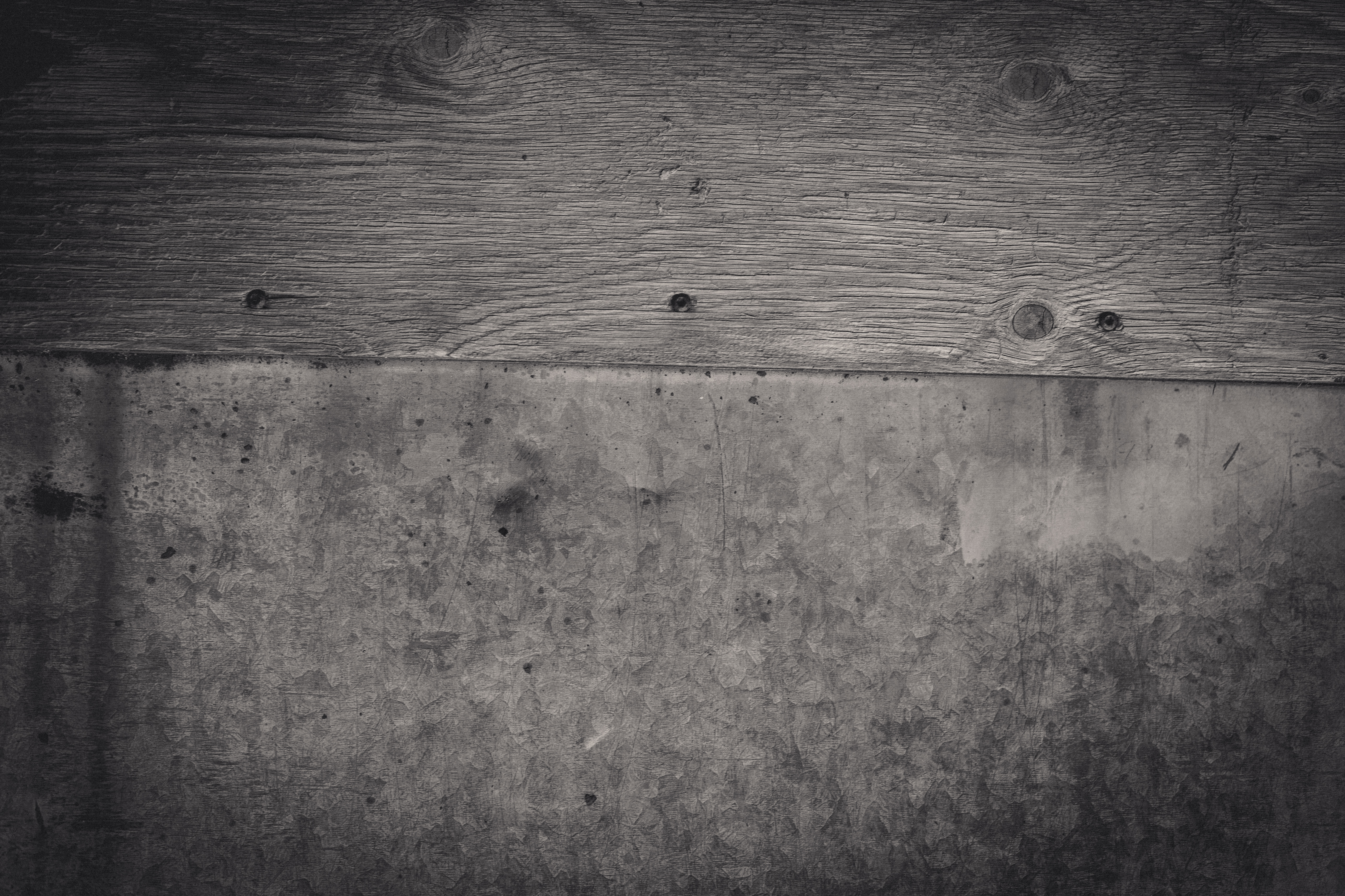 Black & white wood and metal texture photo