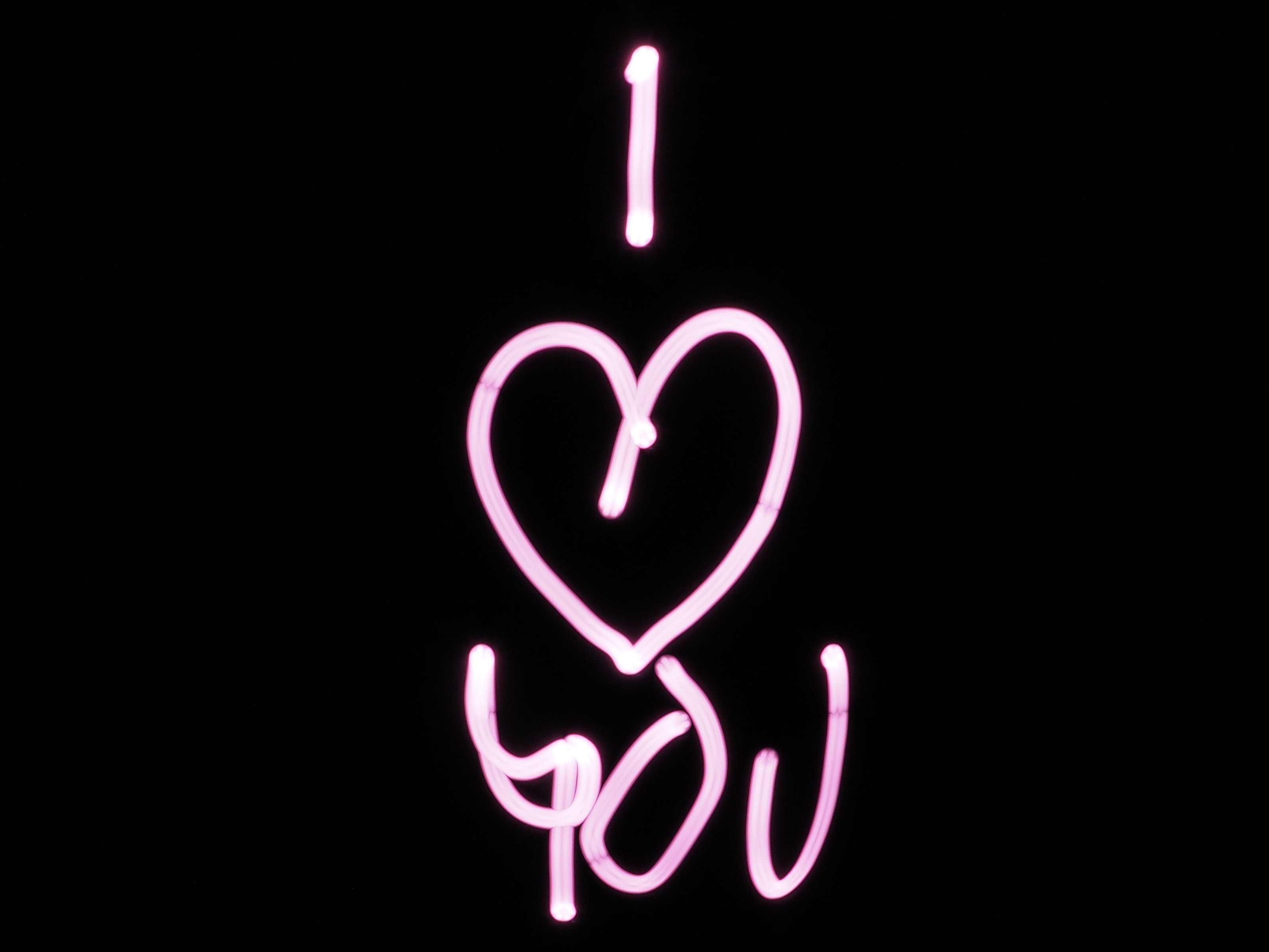 Black and Pink I Heart You Text, Light, Writing, Typography, Symbol, HQ Photo