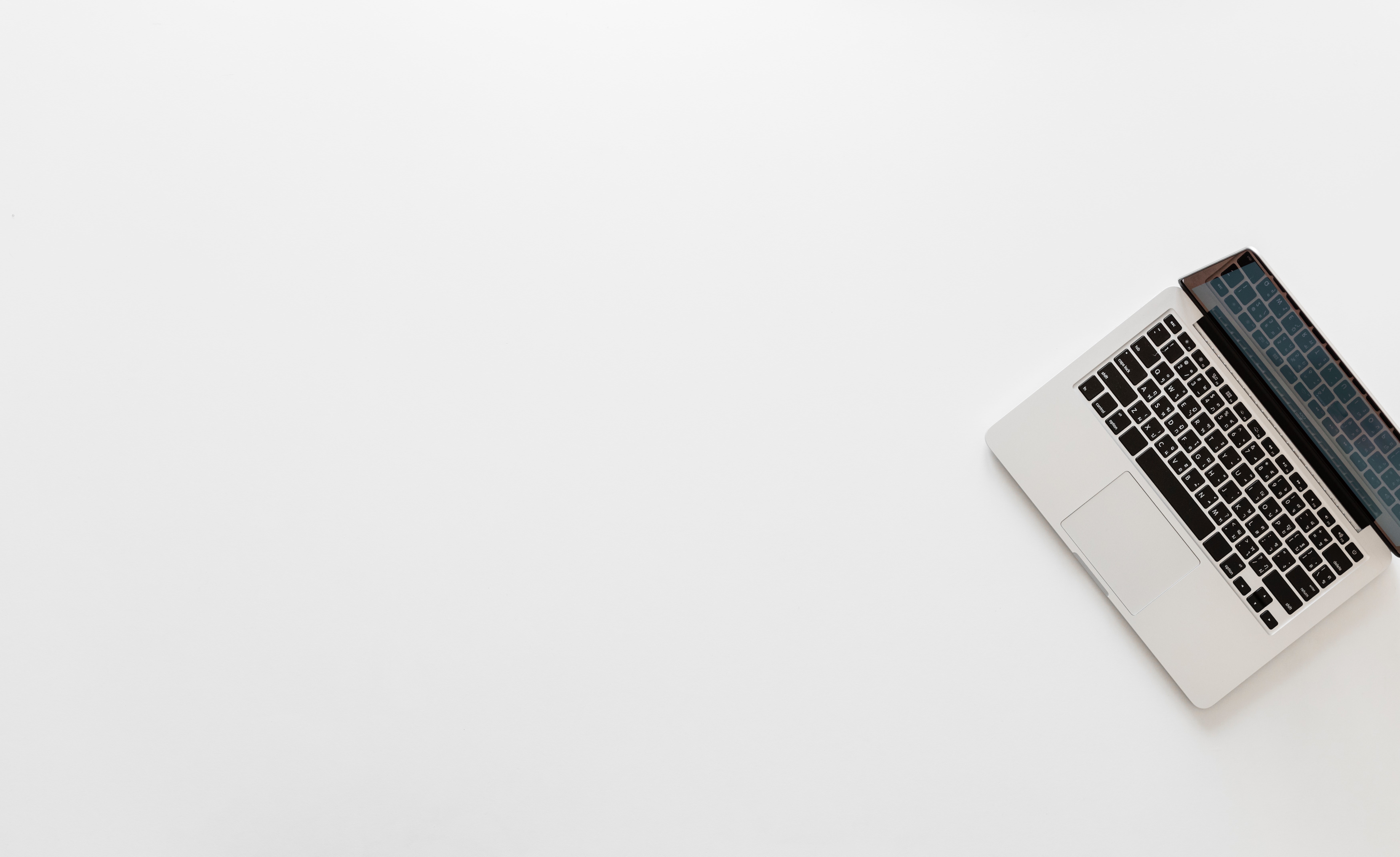 Black and White Laptop Computer, Background, Nobody, White background, Technology, HQ Photo