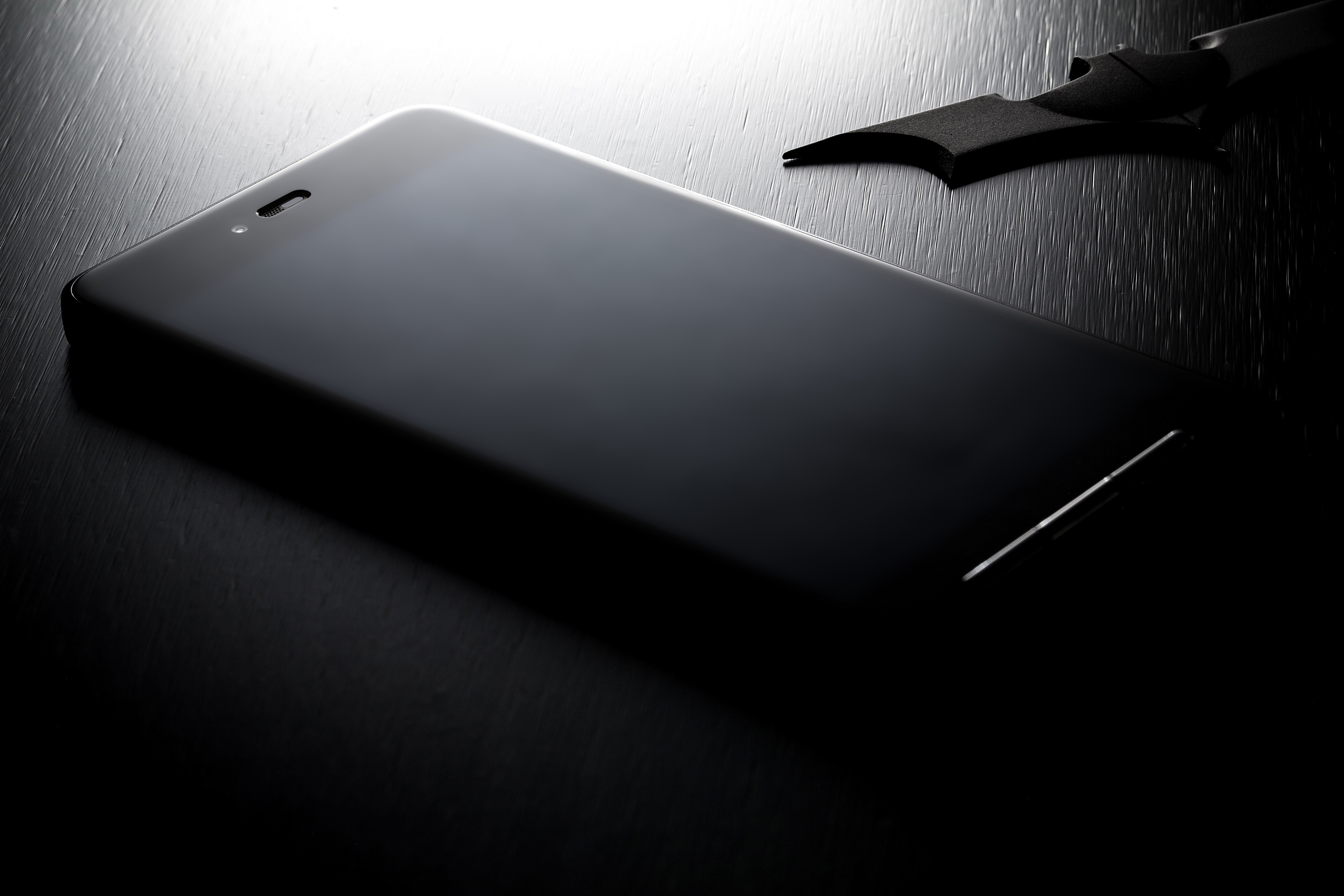 Black android smartphone photo