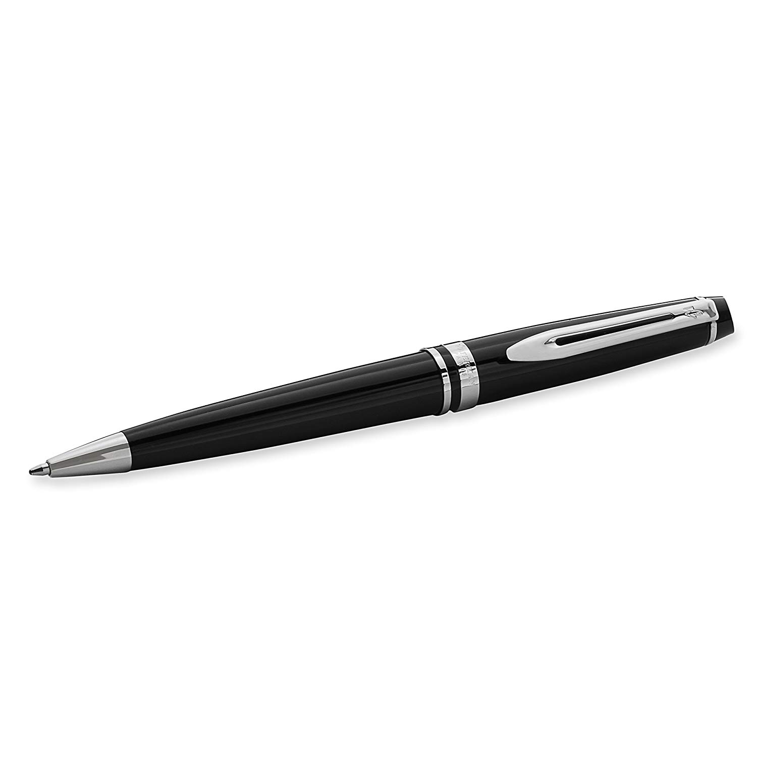 Amazon.com : Waterman Expert Black, Ballpoint Pen with Medium Blue ...