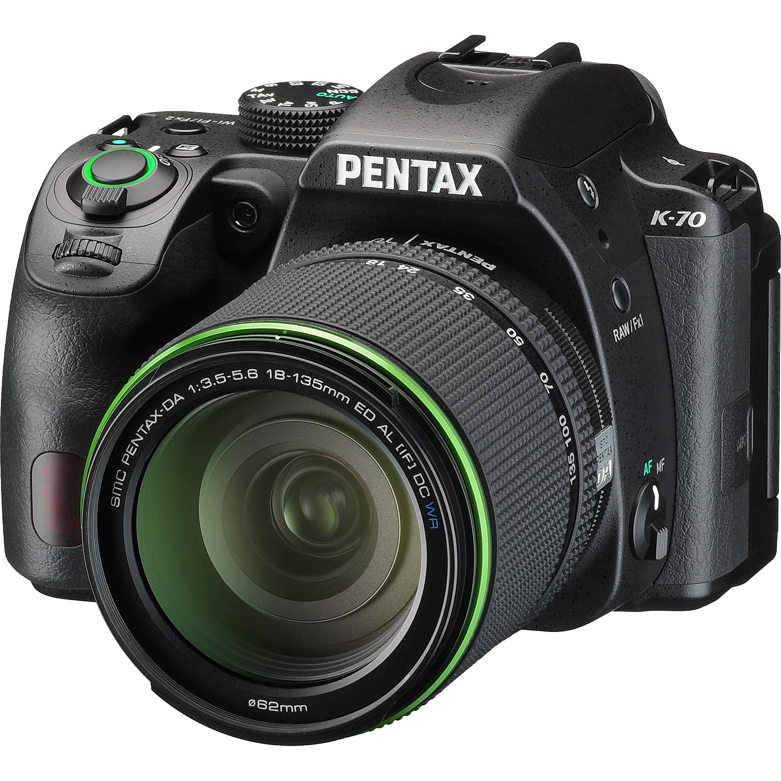 Pentax K-70 DSLR Camera with 18-135mm Lens (Black) 16256 B&H