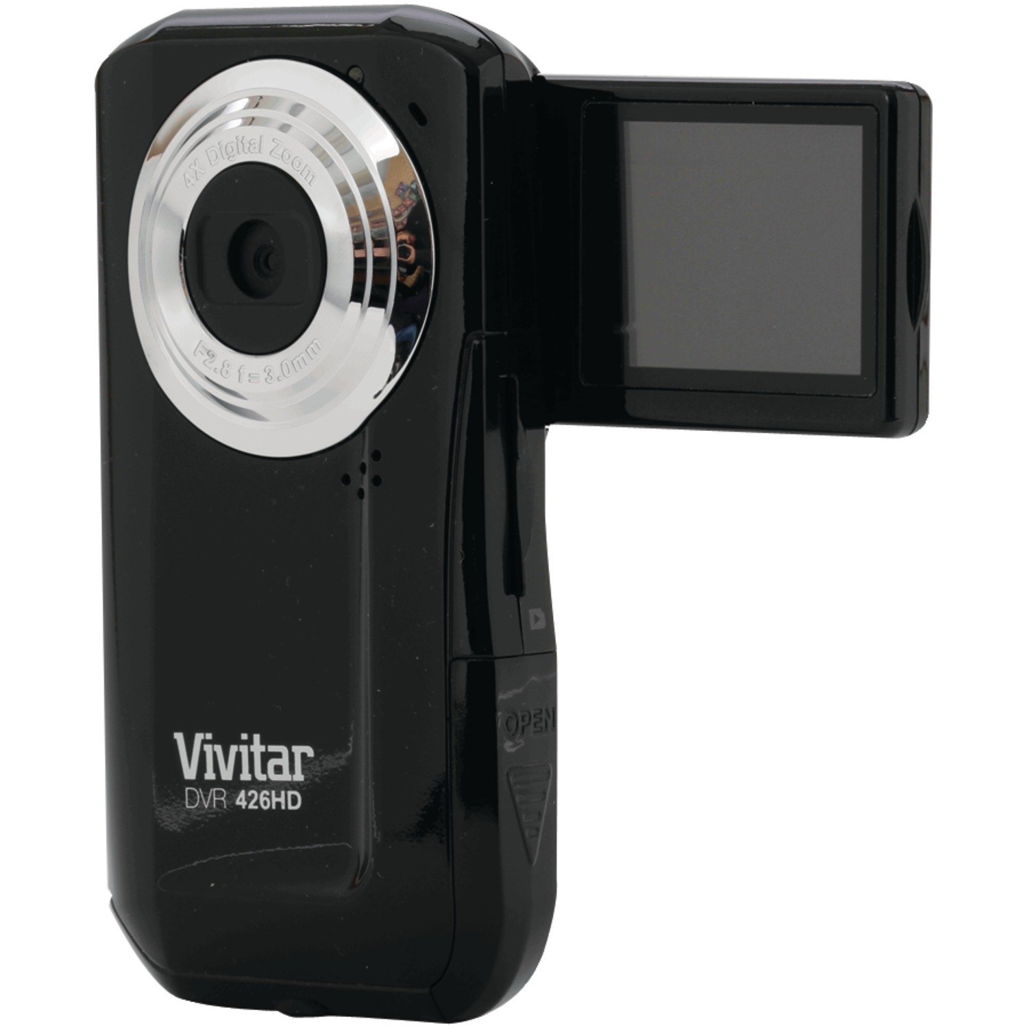 Amazon.com : Vivitar VIVDVR426HDBLKV LIC Flip Digital Video Recorder ...
