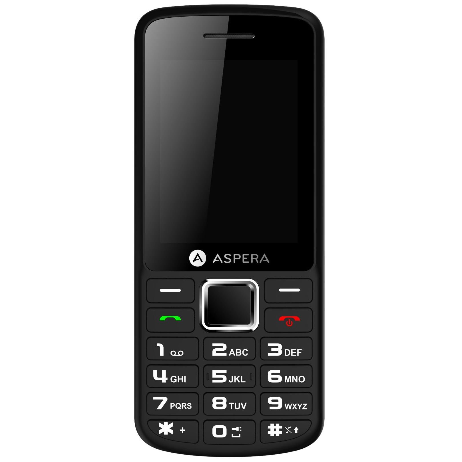 ASPERA F26 Candy Bar style 3G mobile phone with buttons in Black ...