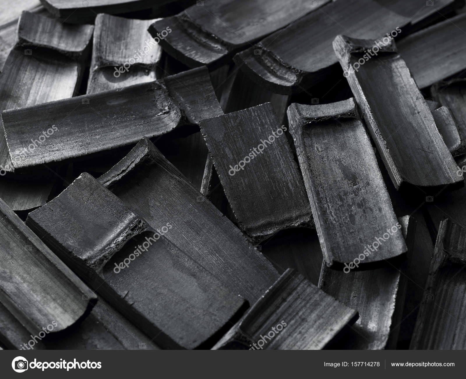 bamboo black charcoals — Stock Photo © topphoto #157714278