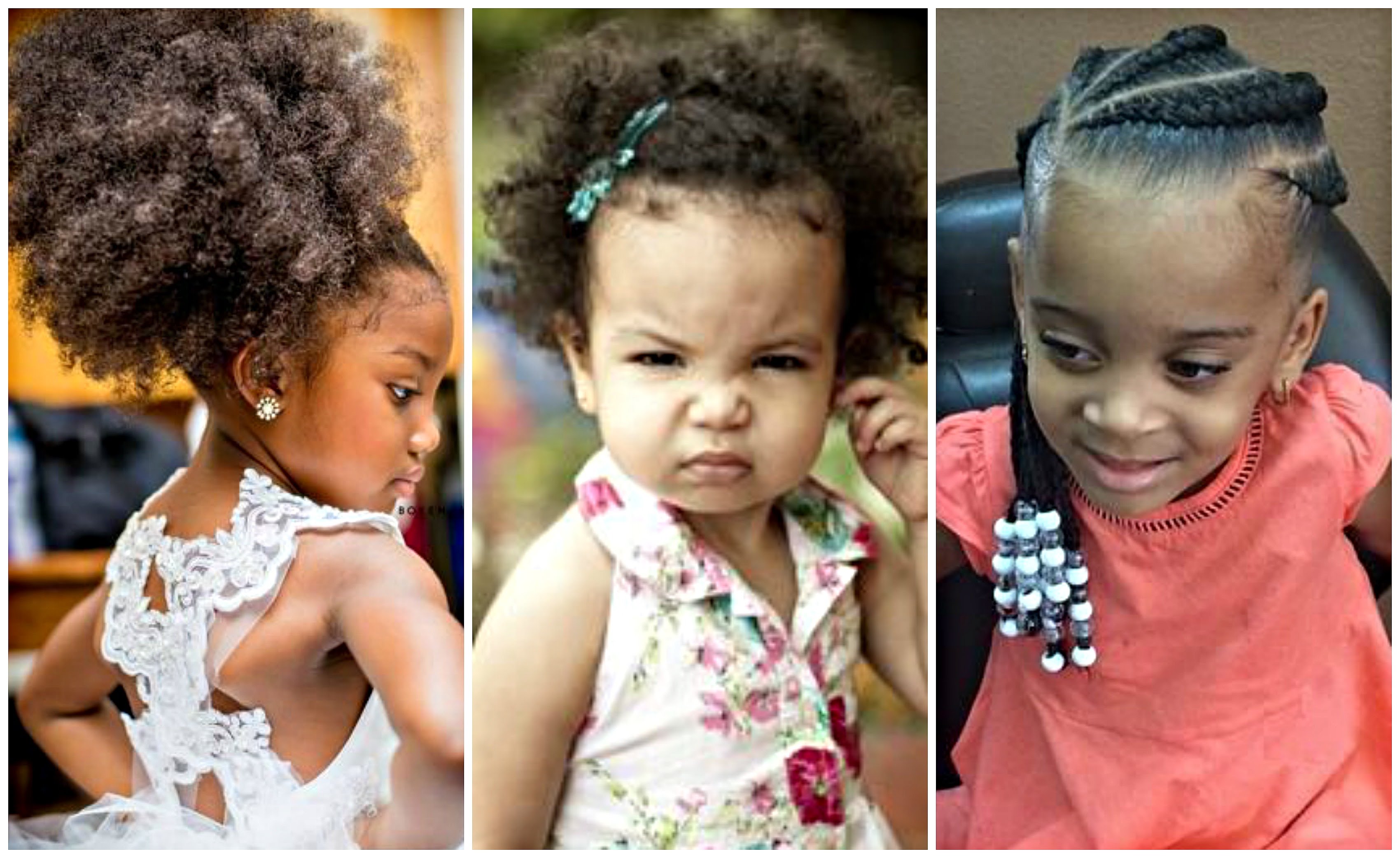 2017 Natural Hairstyles for Black & African American Children - YouTube