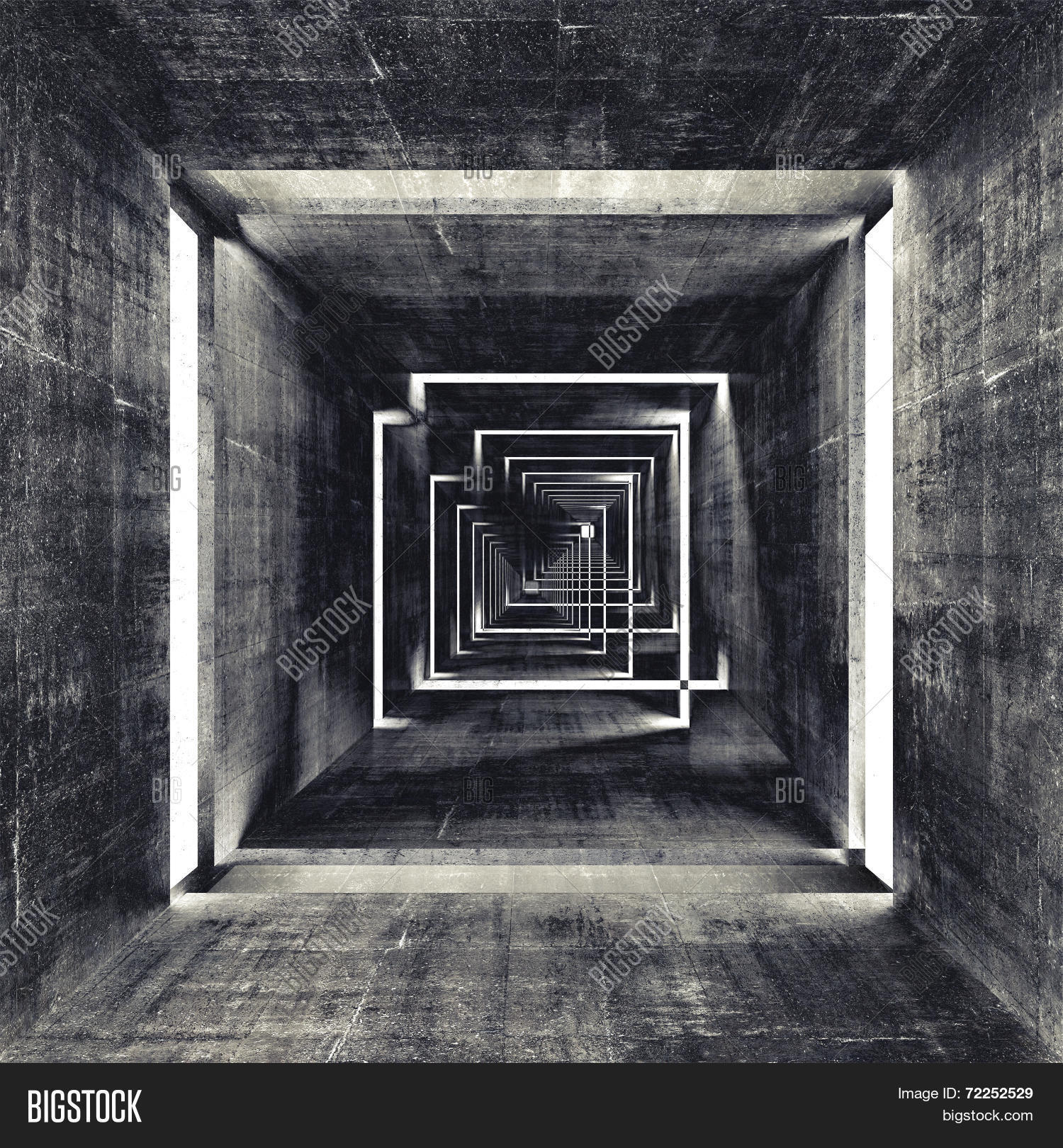 Abstract Square Dark Concrete Image & Photo | Bigstock