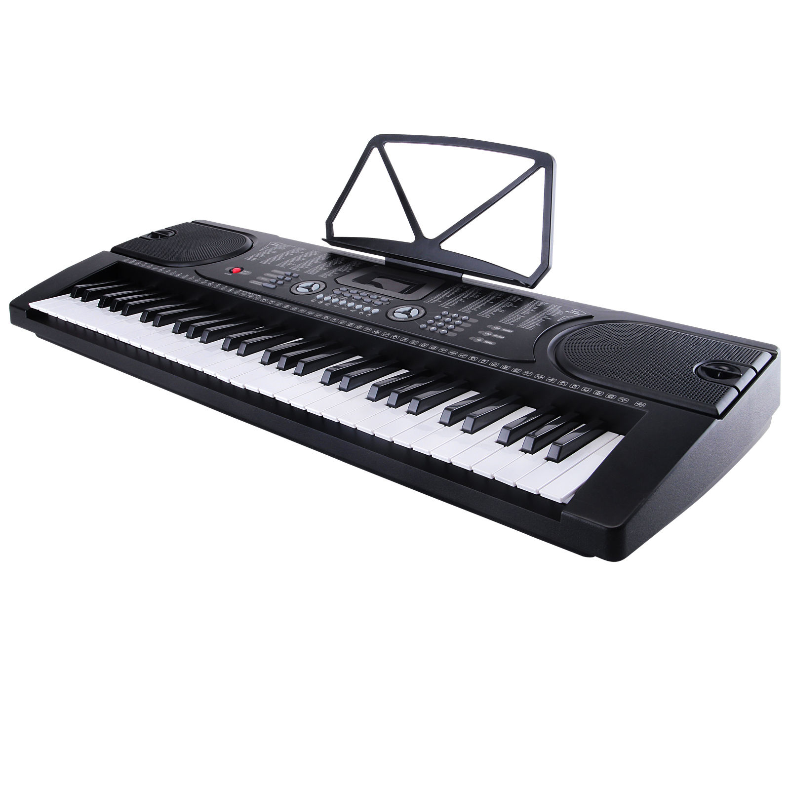 Lagrima Black Electric 61 Key Keyboard Music Piano Portable ...