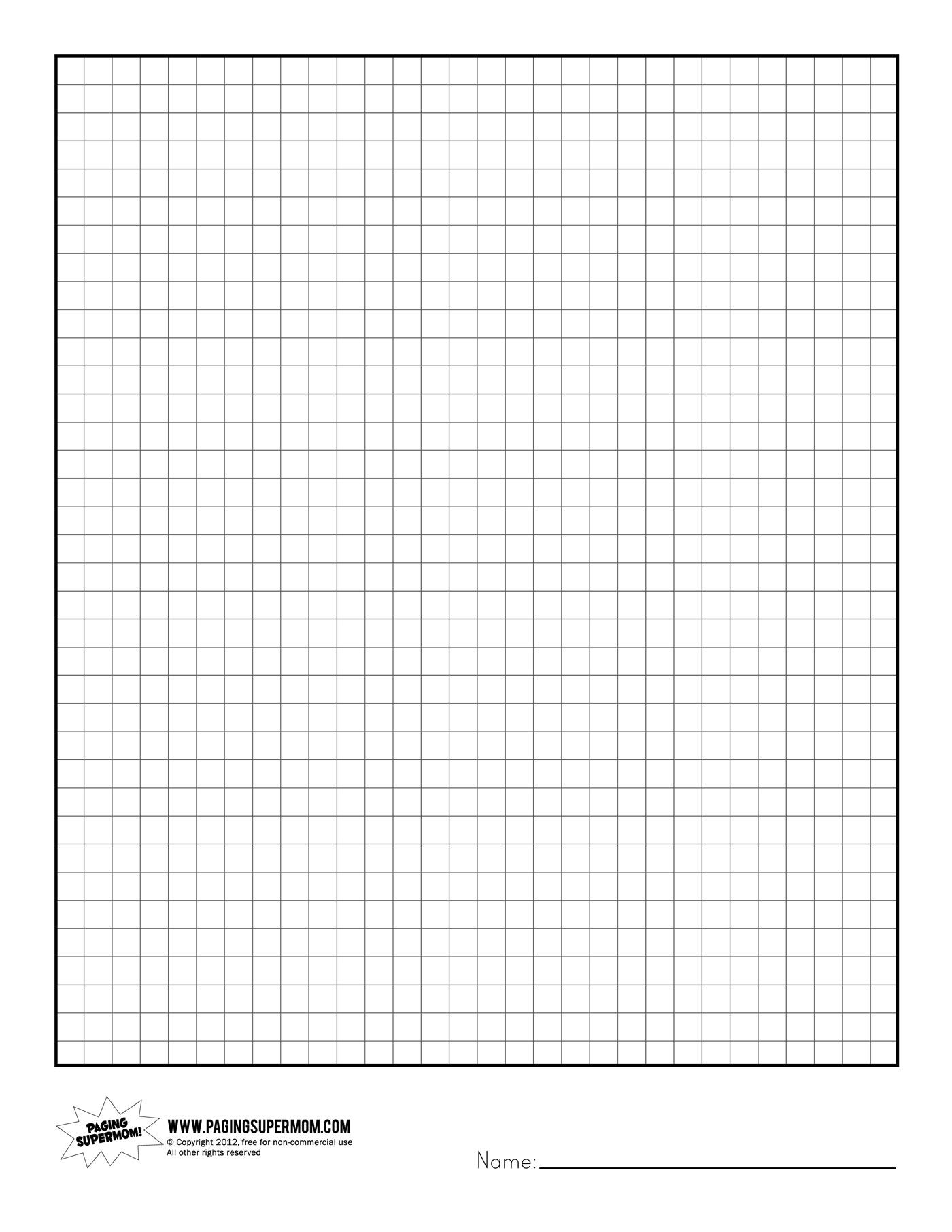 1 Cm Graph Paper With Black Lines A4 Size A Math Worksheet At ...