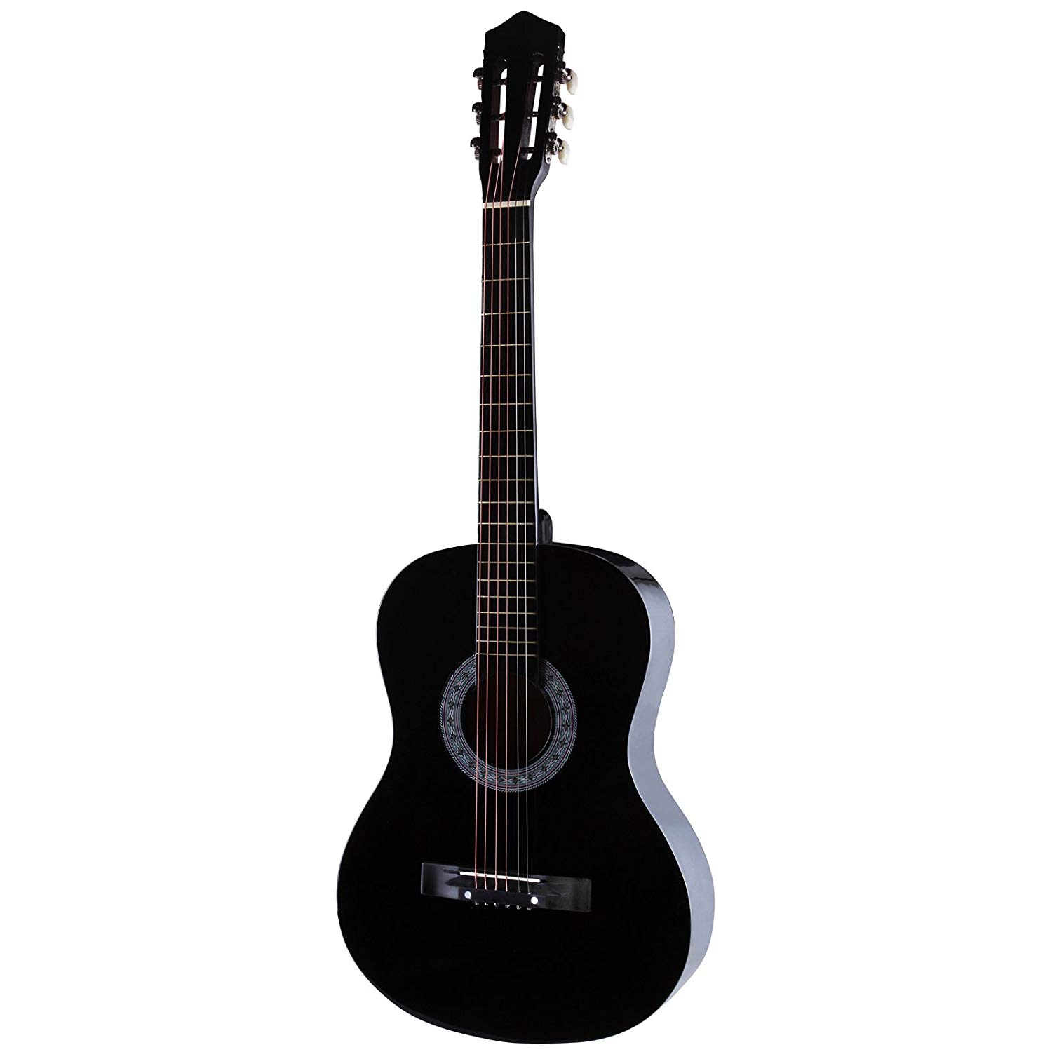 Amazon.com: LAGRIMA 38” Acoustic Guitar with Guitar Case, Strap ...