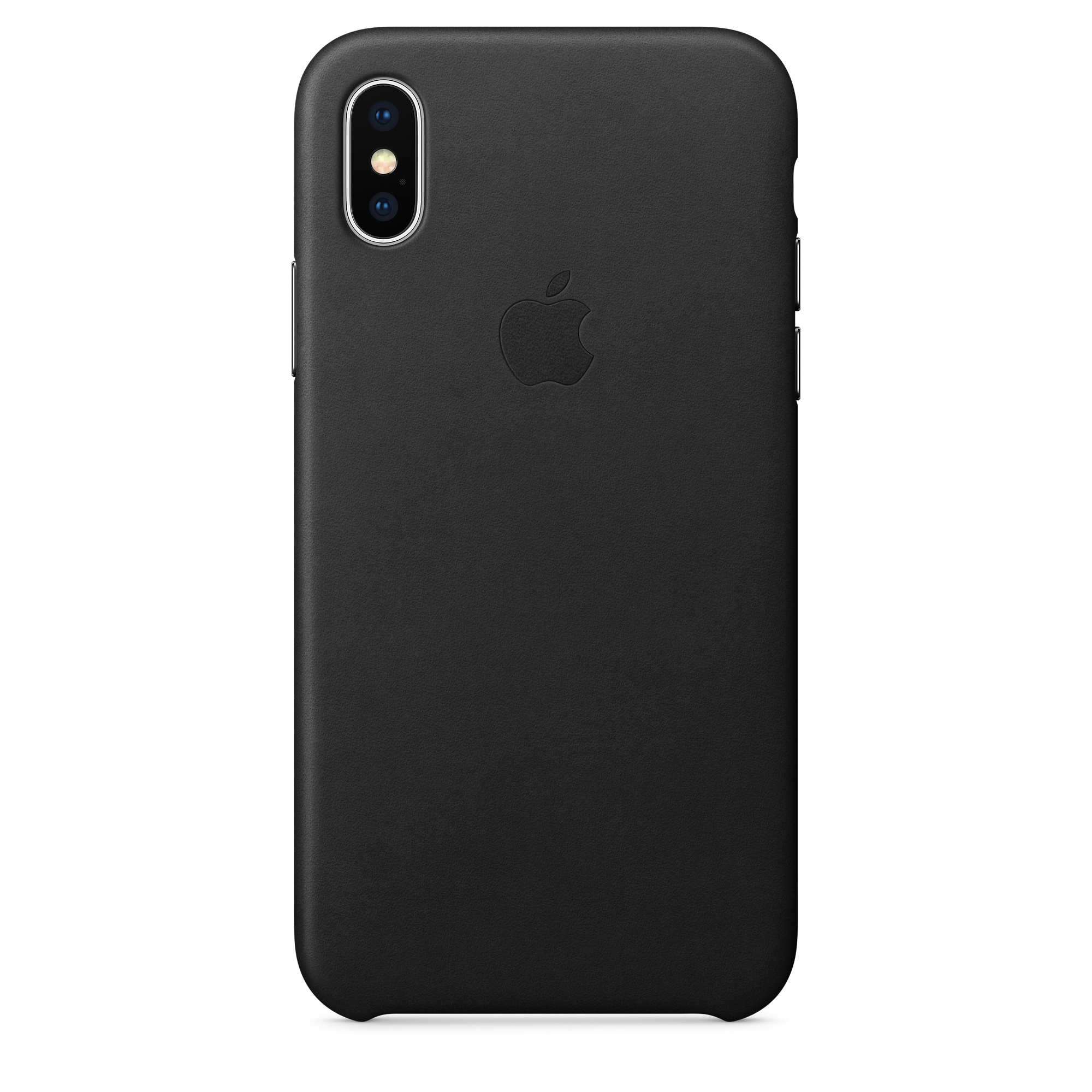 iPhone X Leather Case - Black - Apple