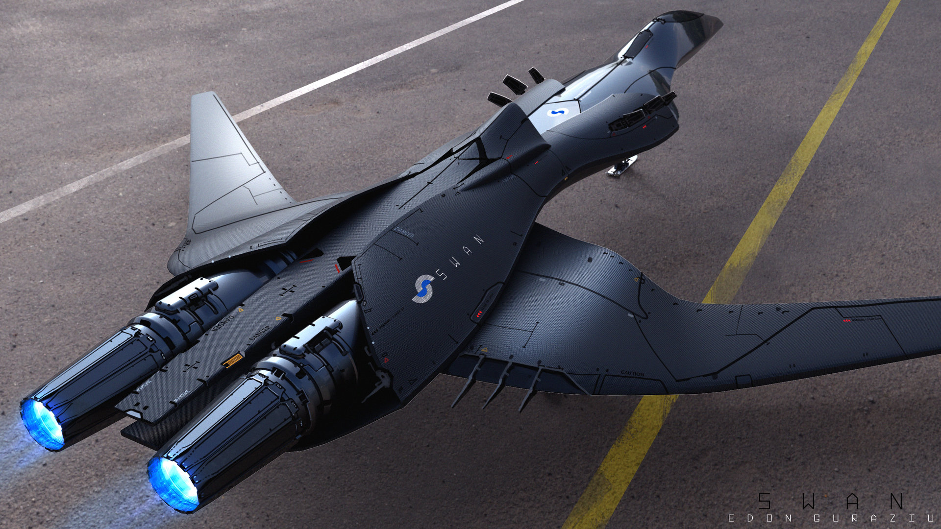 Edon Guraziu - Future Jet (S W A N) - Concept