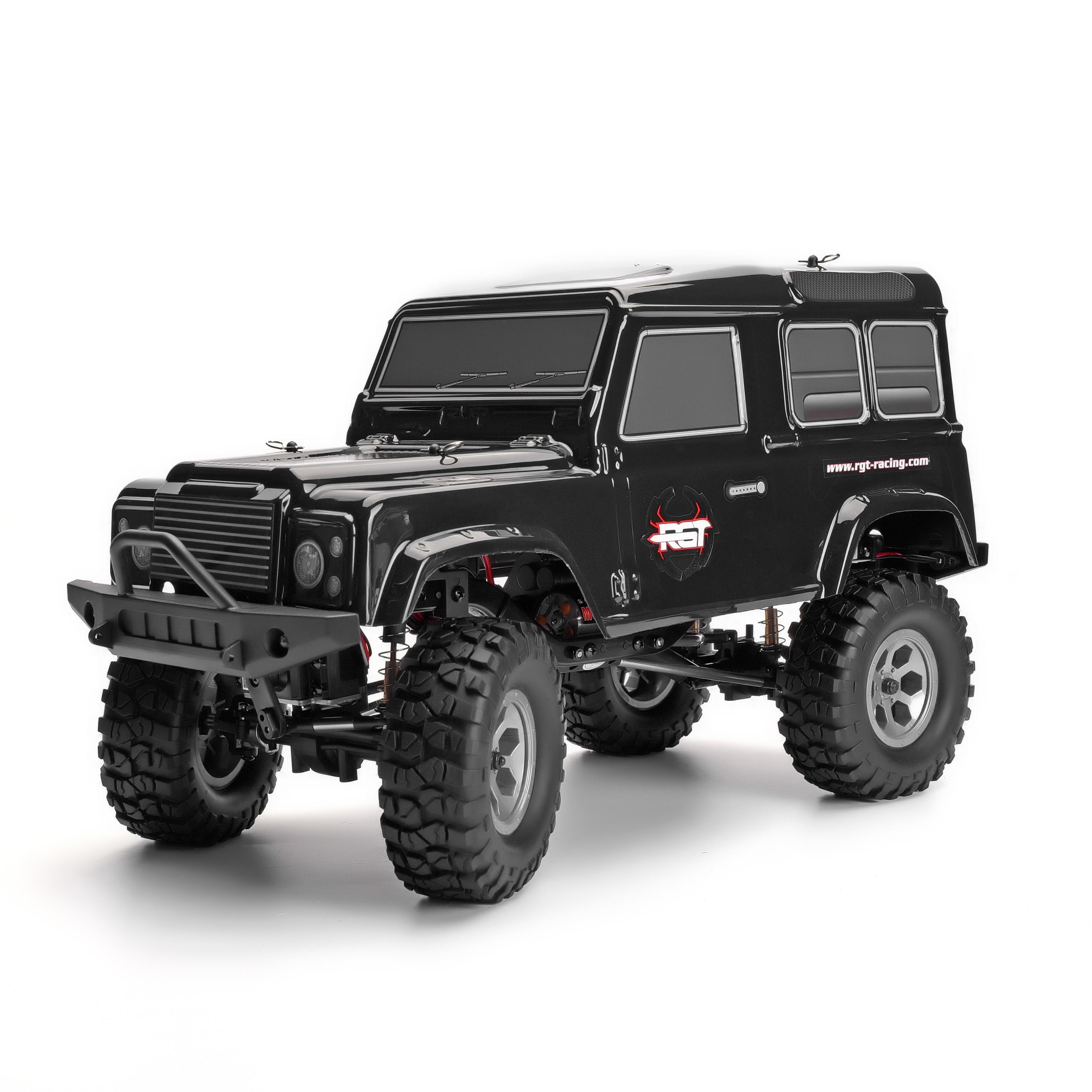 Rc Car 136100 Black Land Rover 1/10 Electric 4wd Off Road Rc Car ...