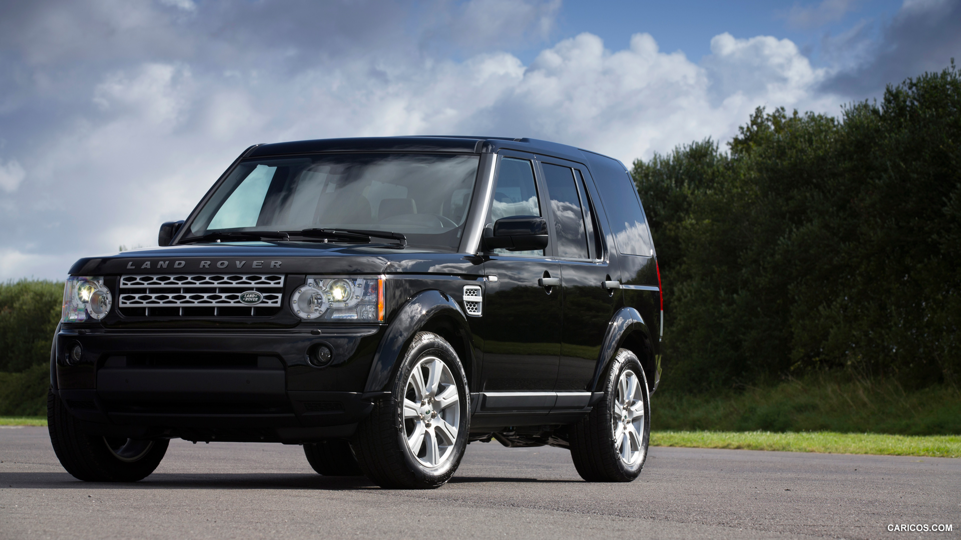 2013 Land Rover Discovery 4 Mariana Black - Front | HD Wallpaper #2