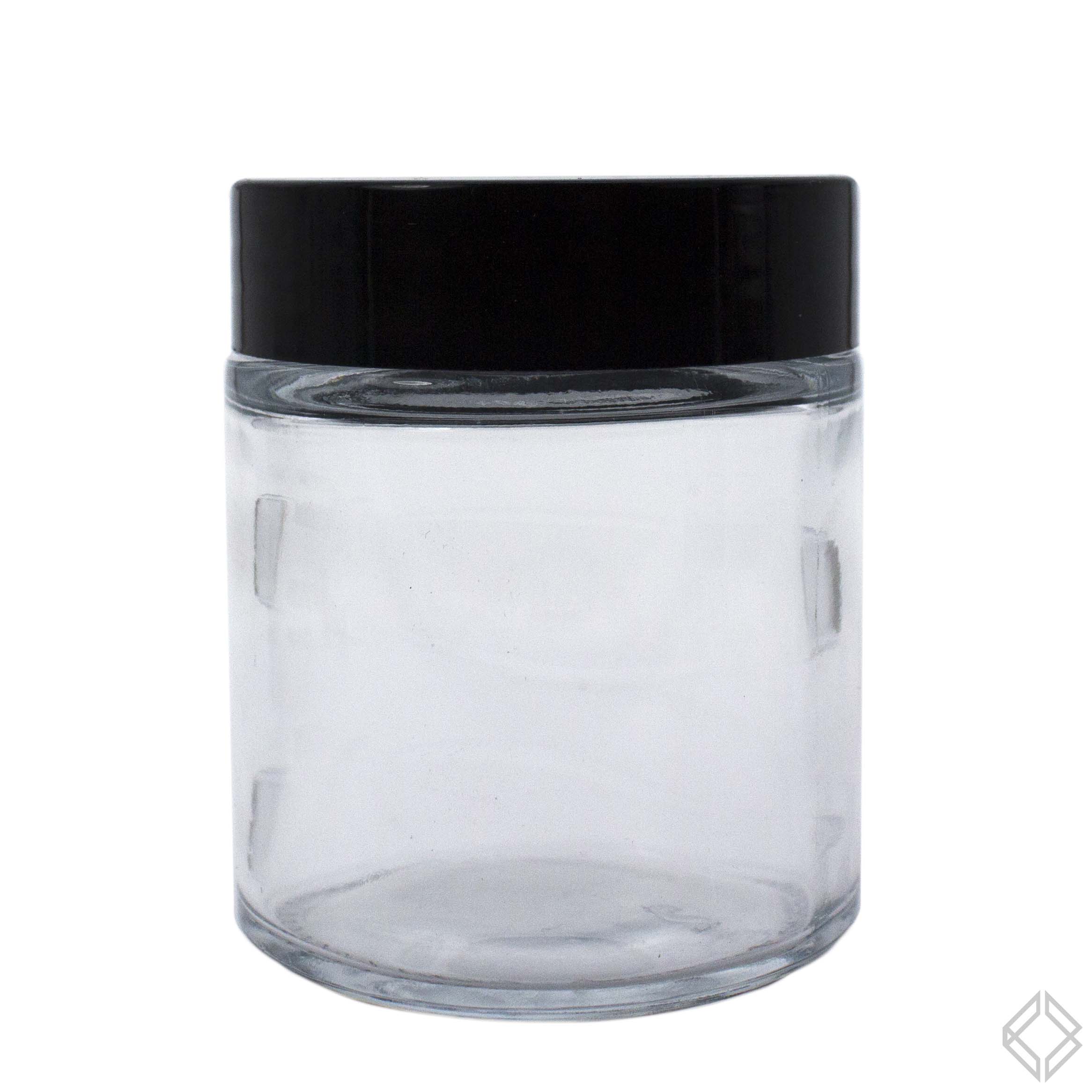 80mL- Round Glass Jar w/ black lid – CANNA BRAND SOLUTIONS