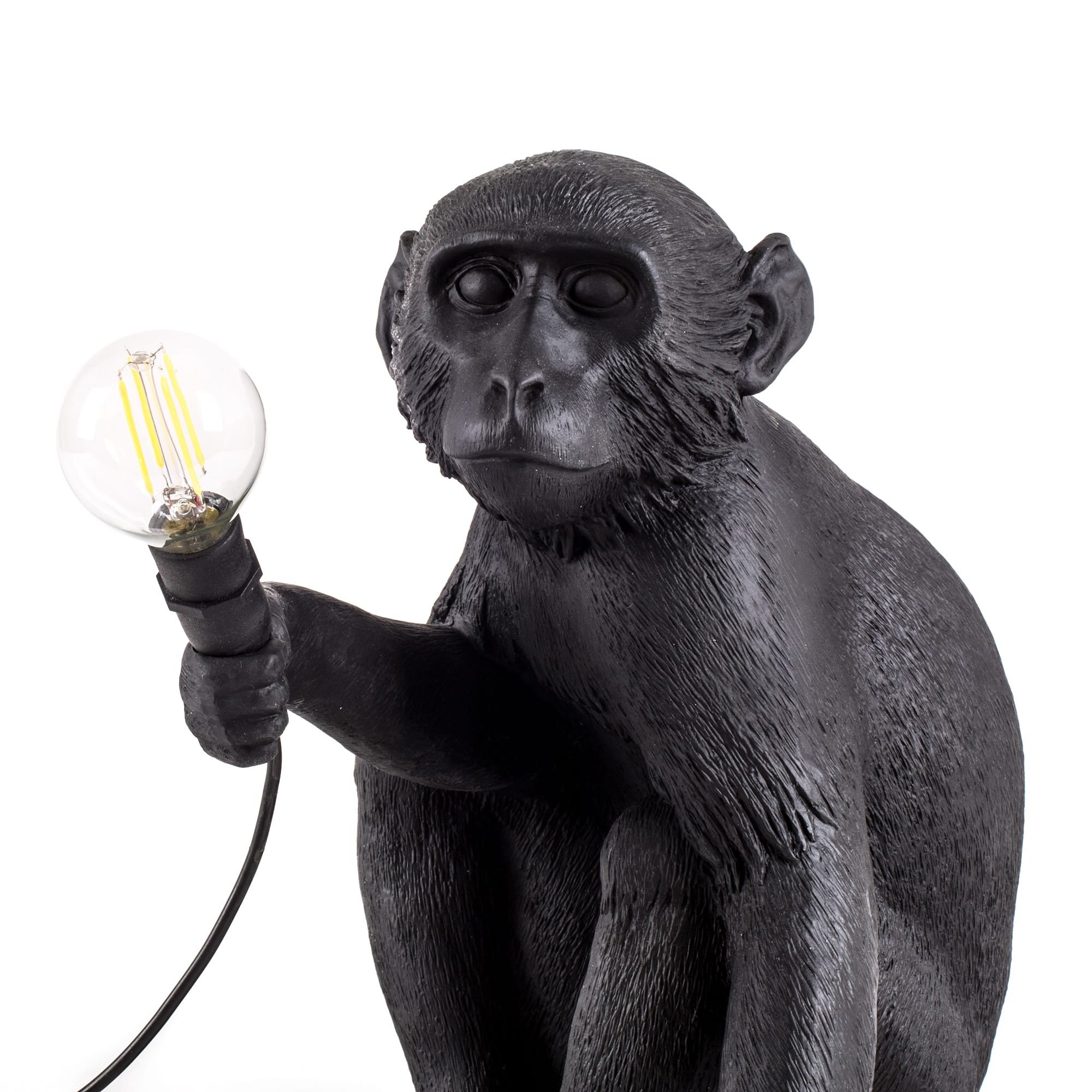 Black Monkey Sitting Lamp – Lighting Collective