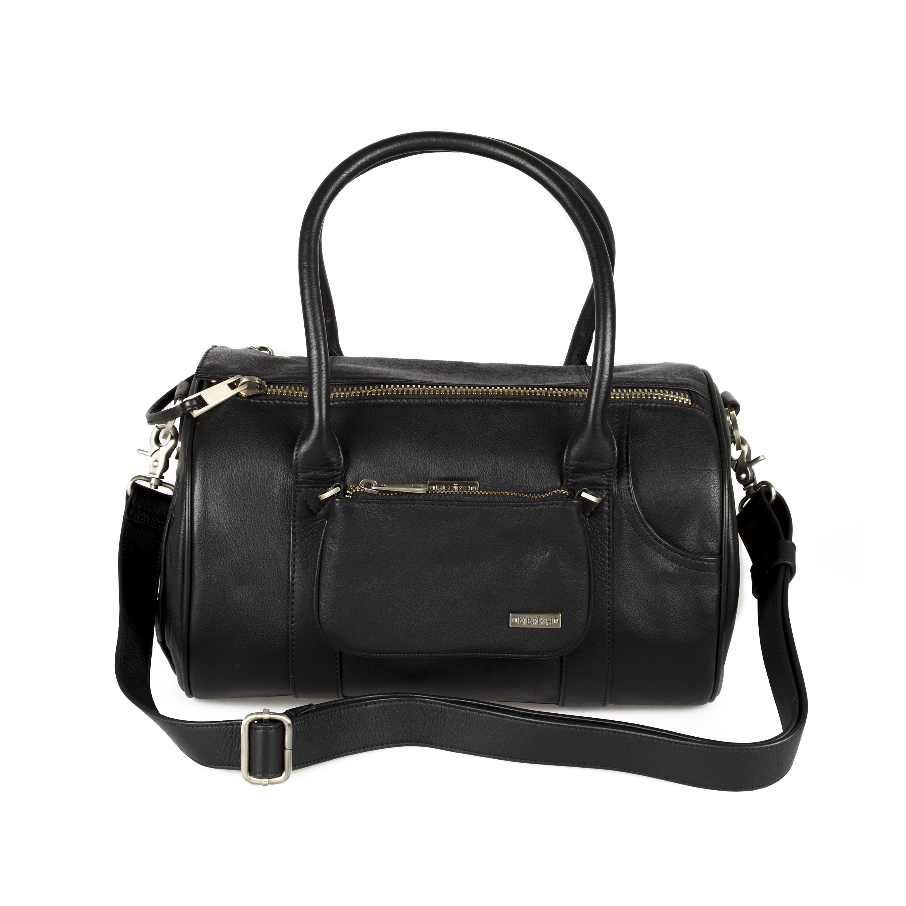Pet Carrier S + Multi purse – Leather – Black | MERÏKH bags ...