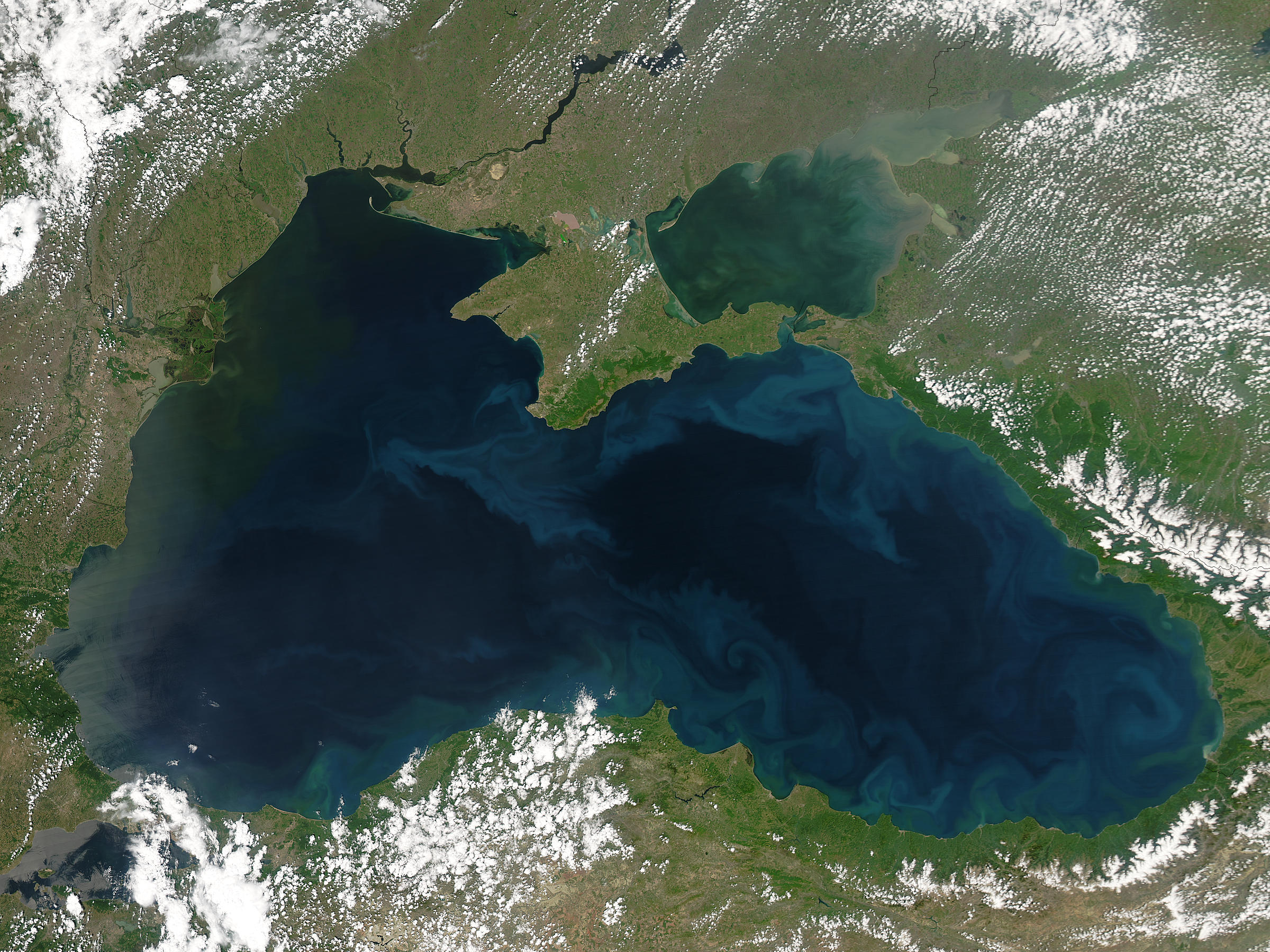 NASA Visible Earth: The Black Sea