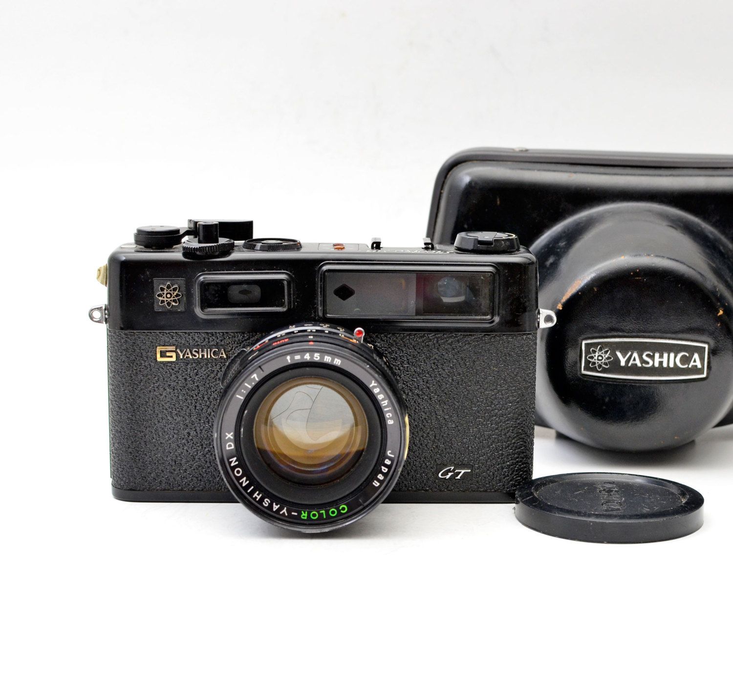 Vintage Black Yashica Electro 35 GT 35mm Film Rangefinder Camera ...