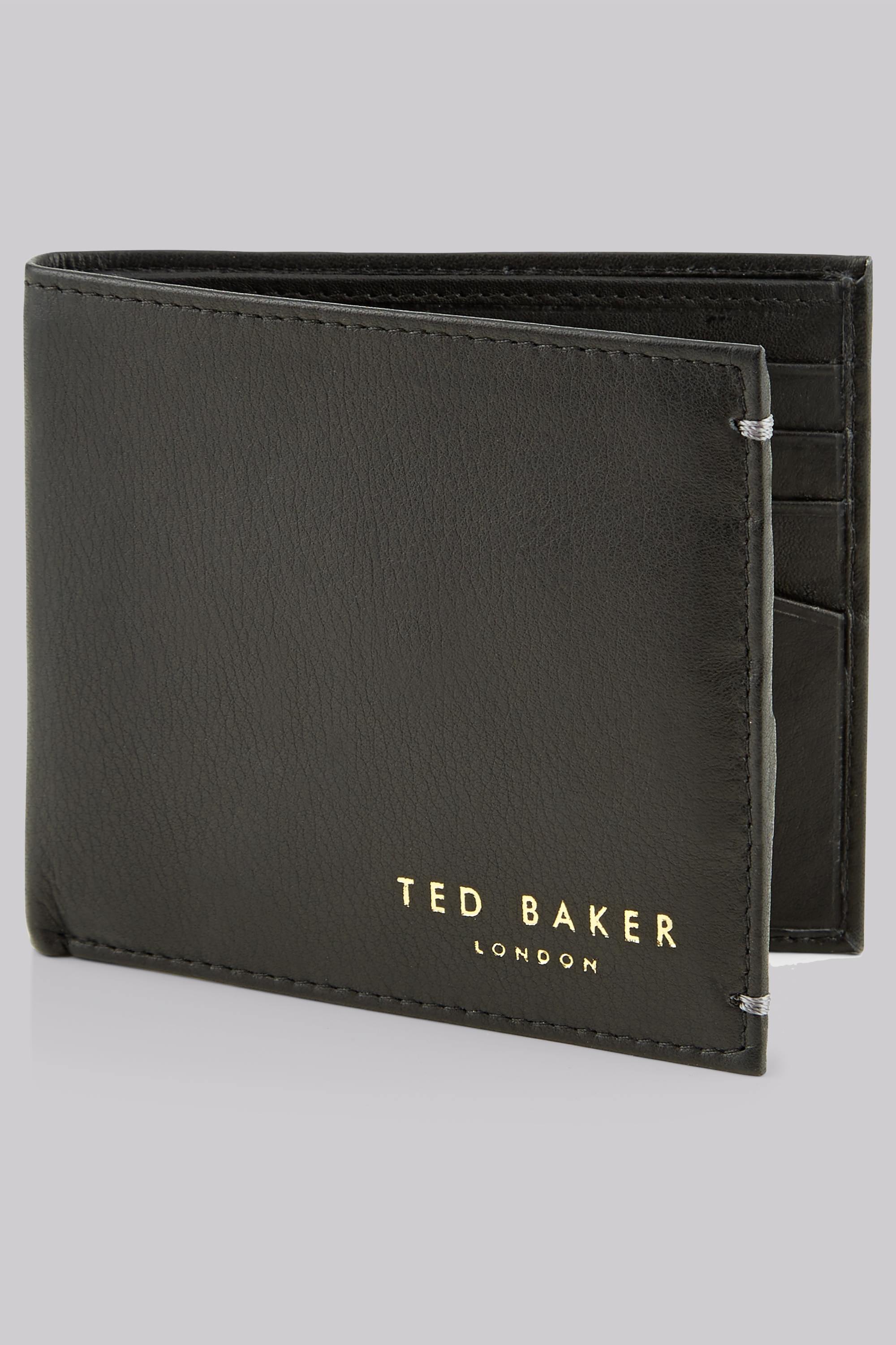Ted Baker Black Bifold Leather Wallet