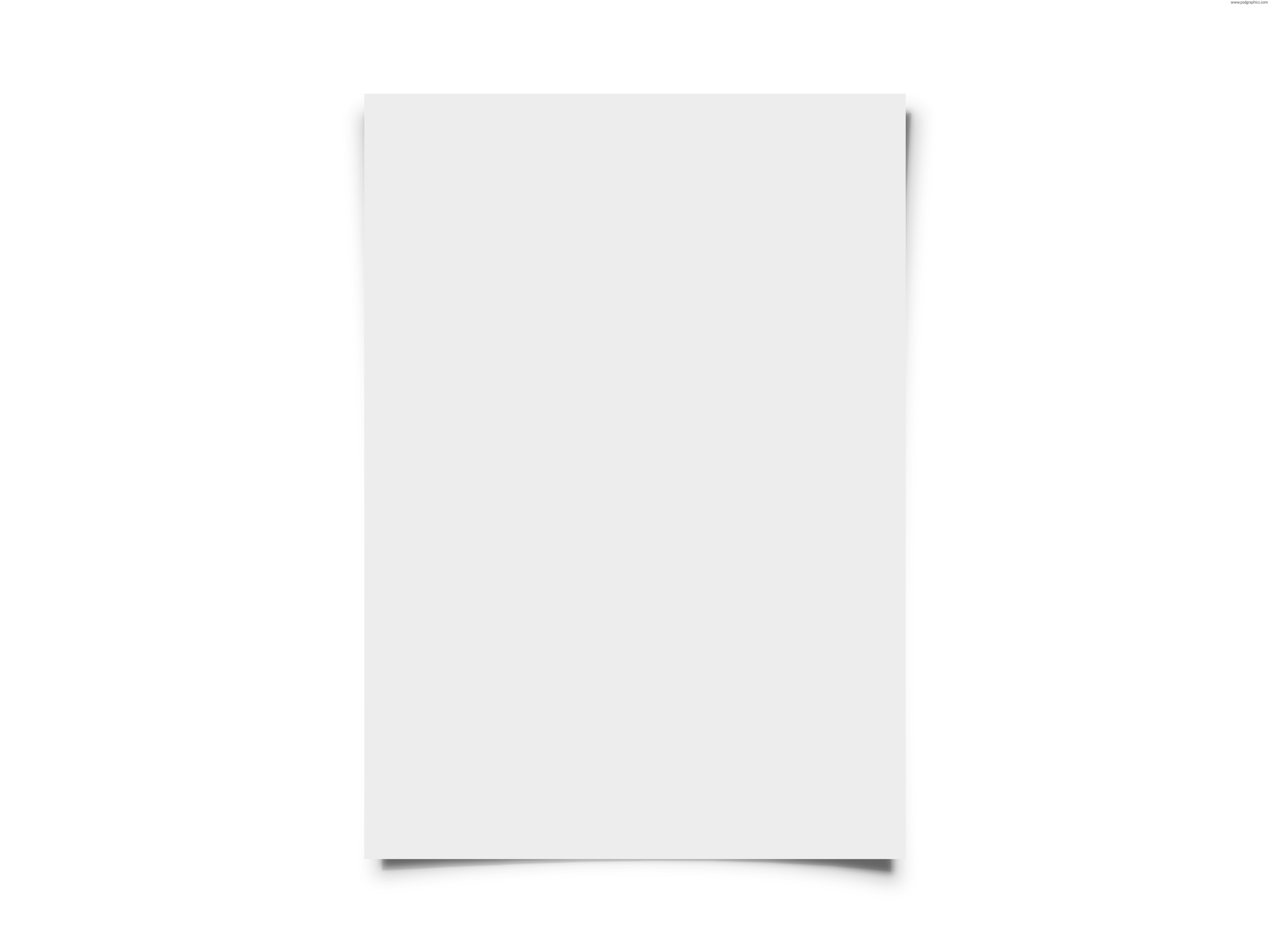 Blank white paper | PSDGraphics