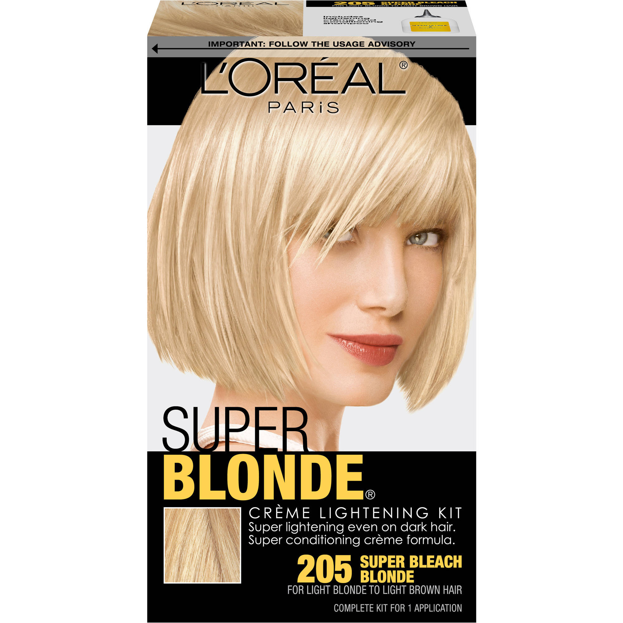 L'Oreal Paris Super Blonde Creme Lightening Kit, Super Bleach Blonde ...