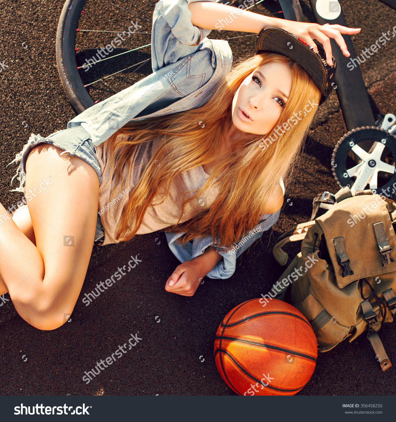 Pretty Young Hipster Blonde Girl Posing Stock Photo (Edit Now ...