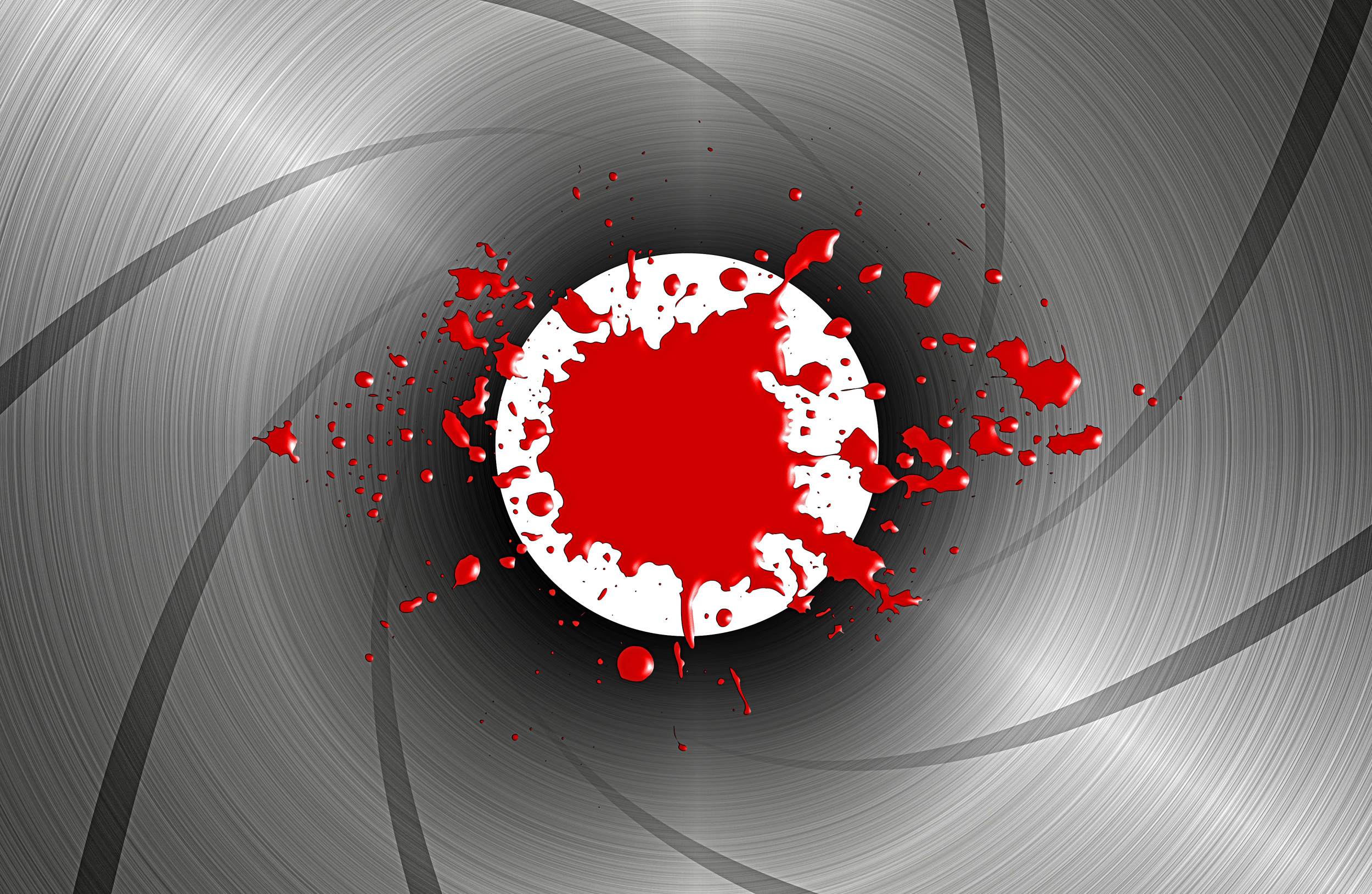 Blood spatter down the barrel of a gun - James Bond-style, 3d, Shot, Shopping, Shoot, HQ Photo