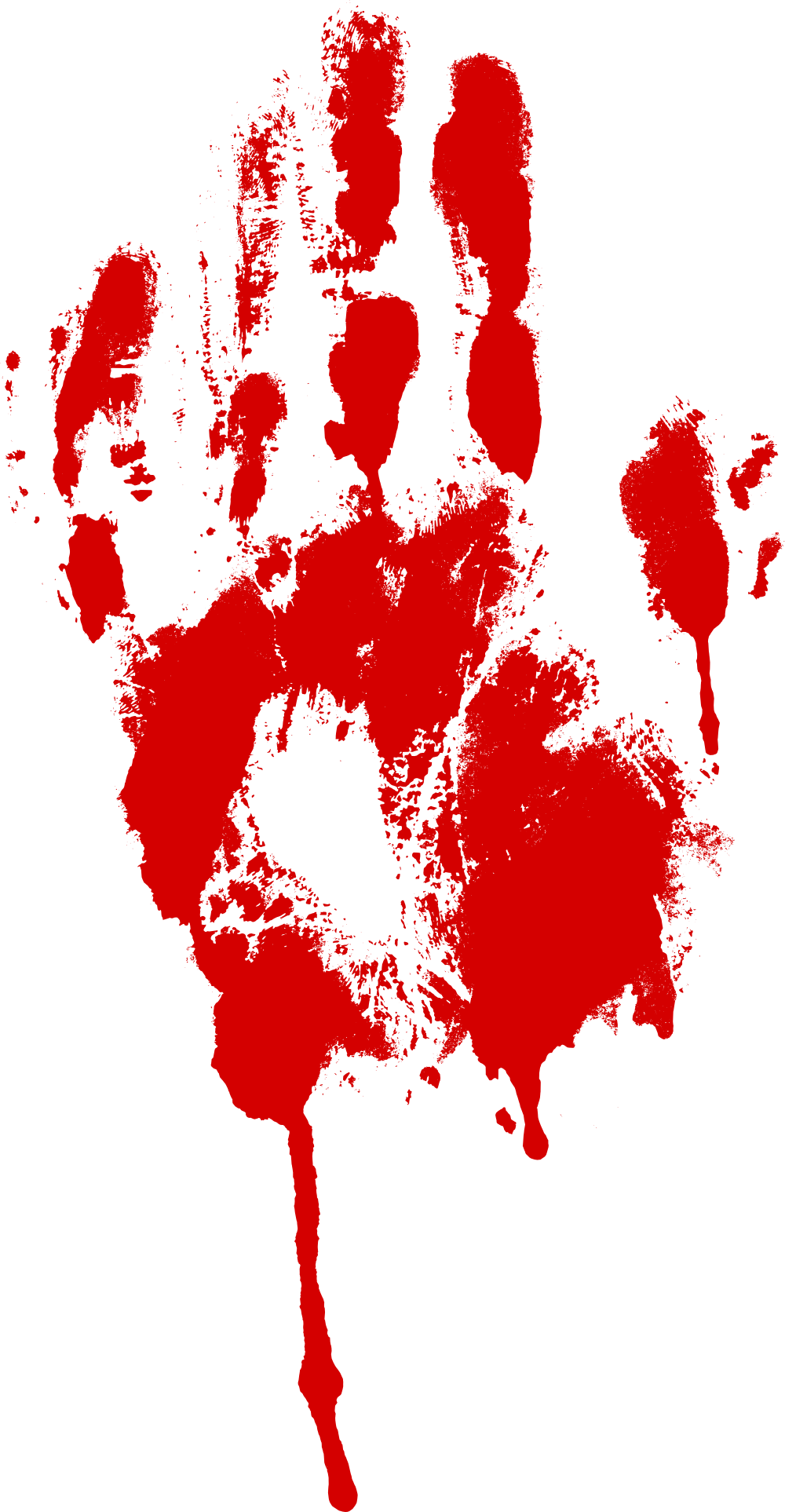 5 Red Bloody Handprint (PNG Transparent) | OnlyGFX.com