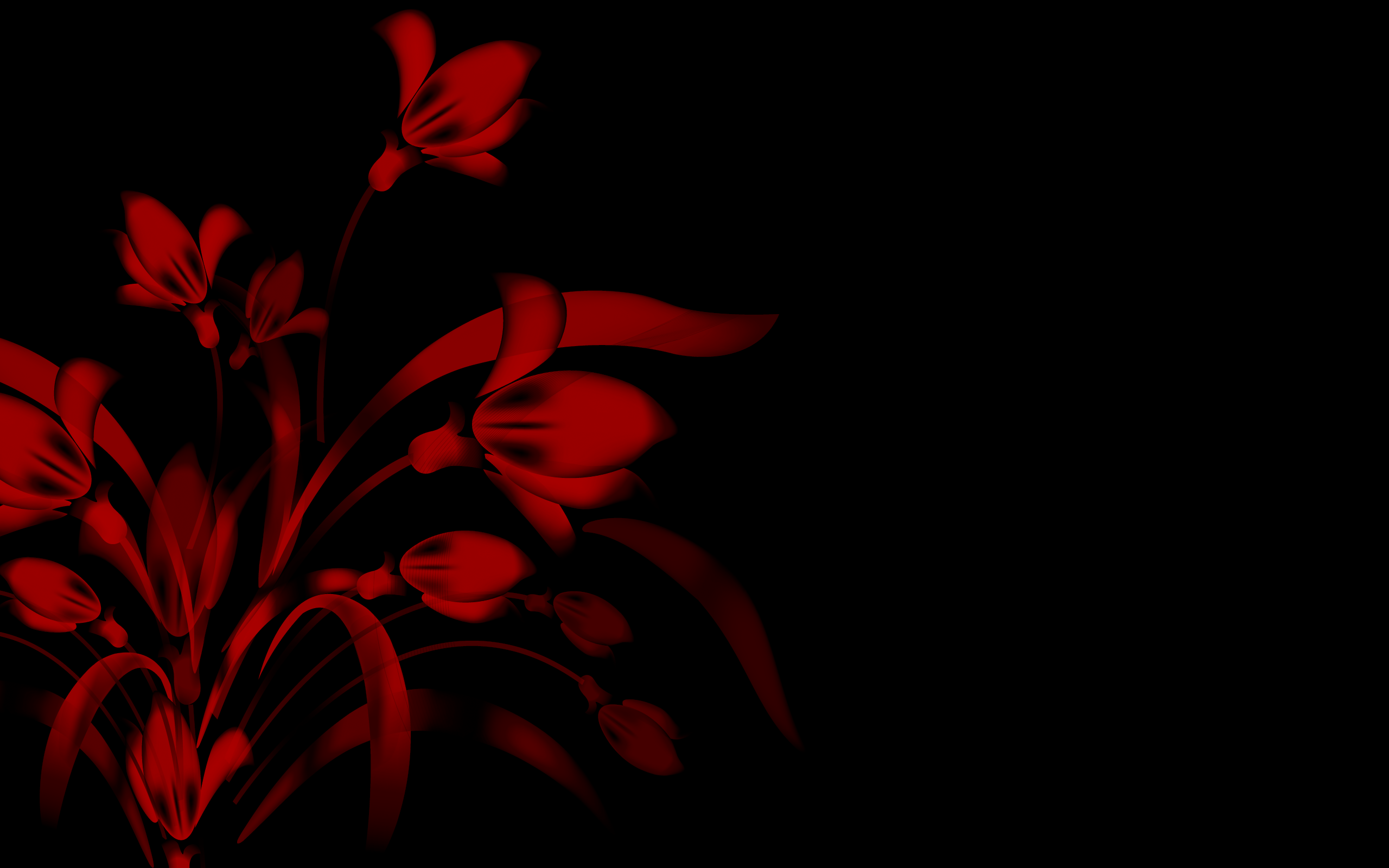 Bloody red flower photo