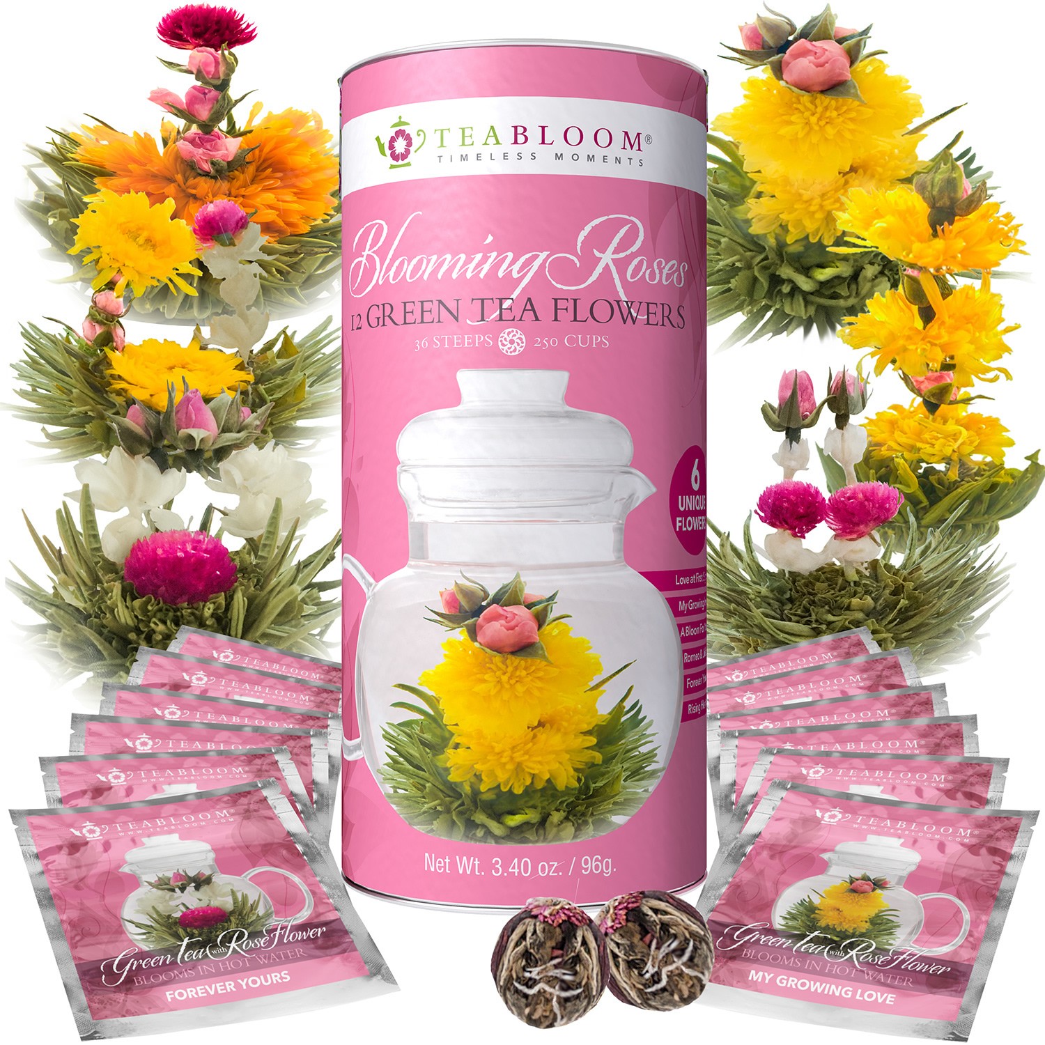 Rose Flowering Teas | Blooming Tea Roses | Teabloom