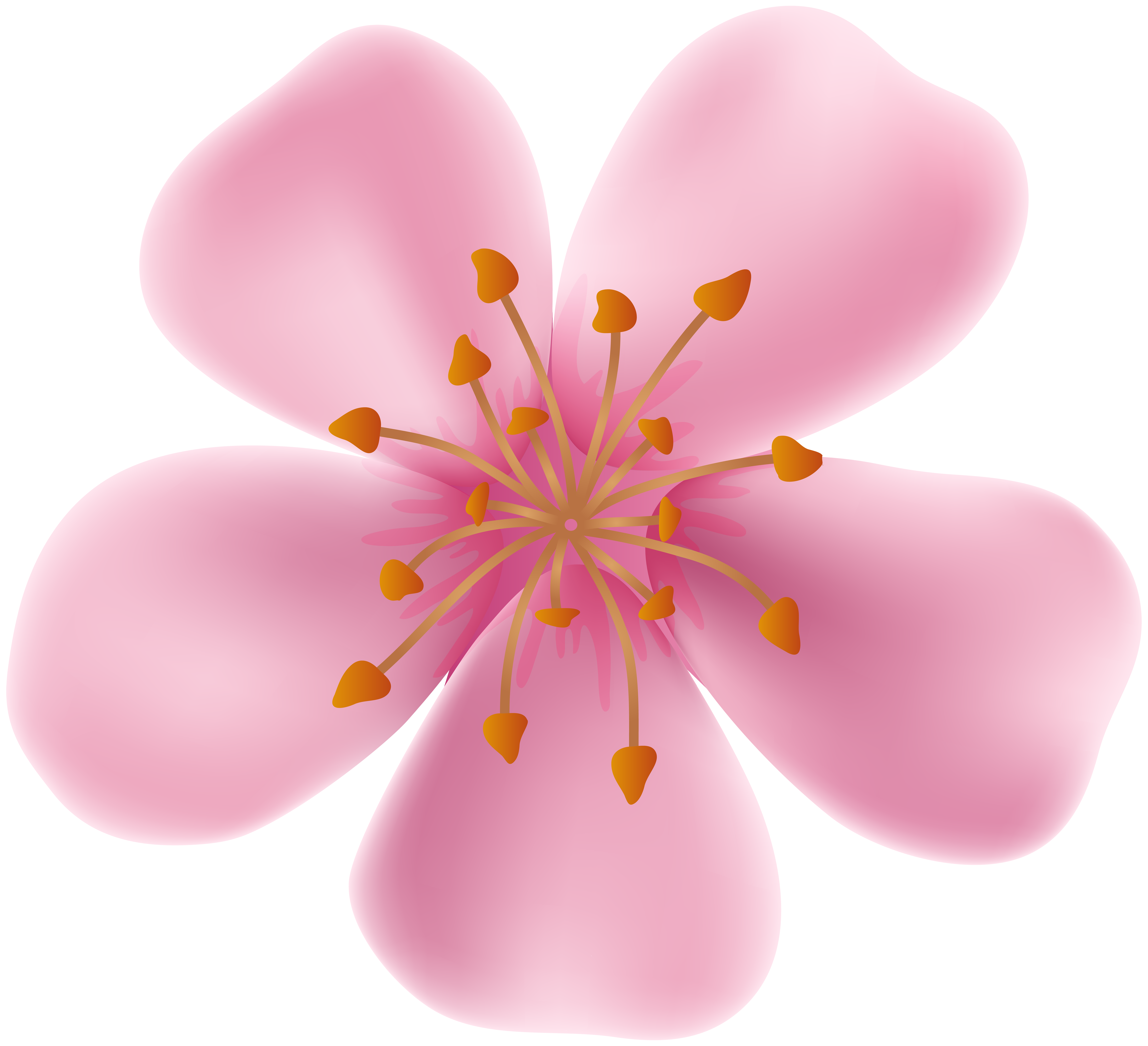 Spring Blooming Flower Clip Art Image | Gallery Yopriceville - High ...