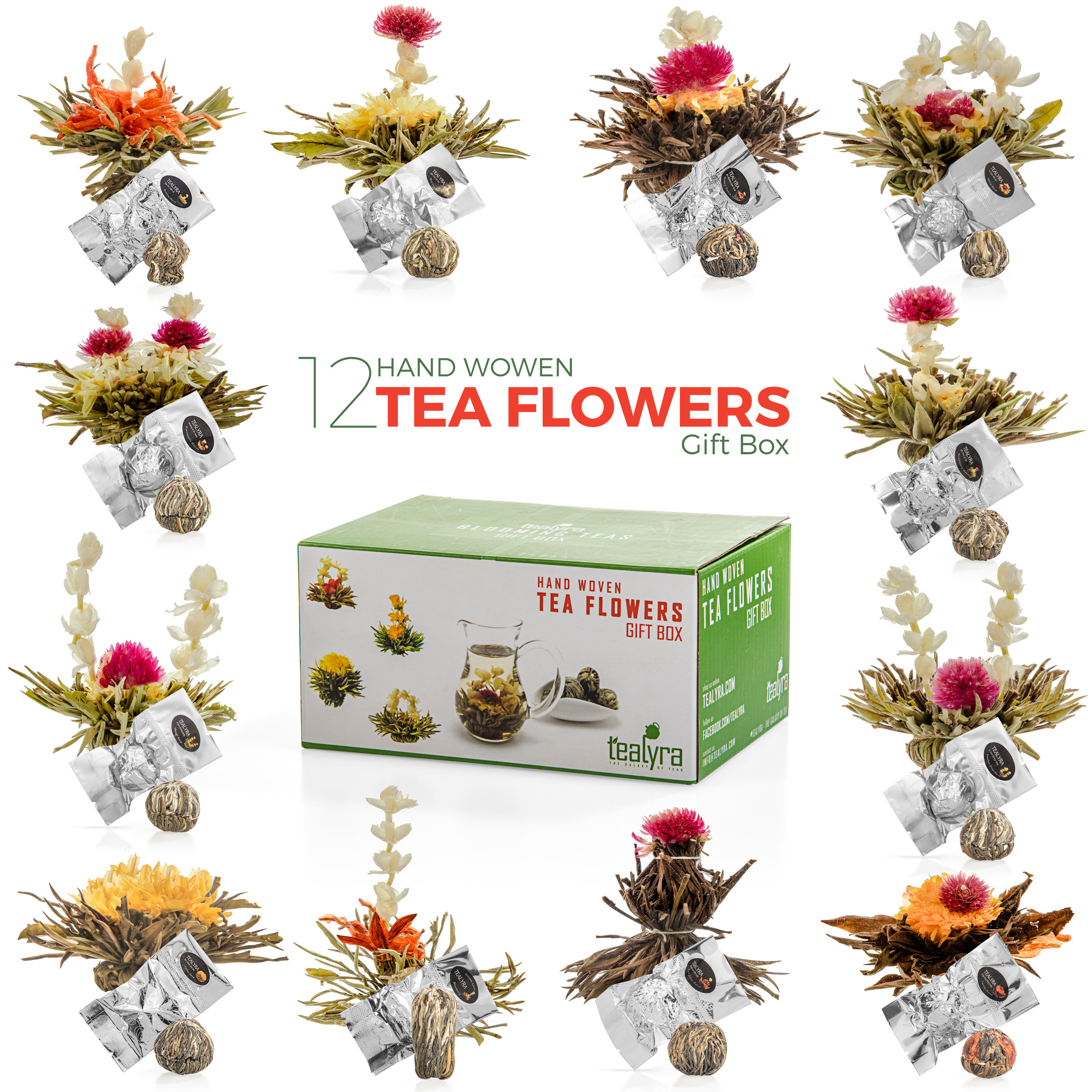 Blooming tea - Flowering tea - Blooming flower tea