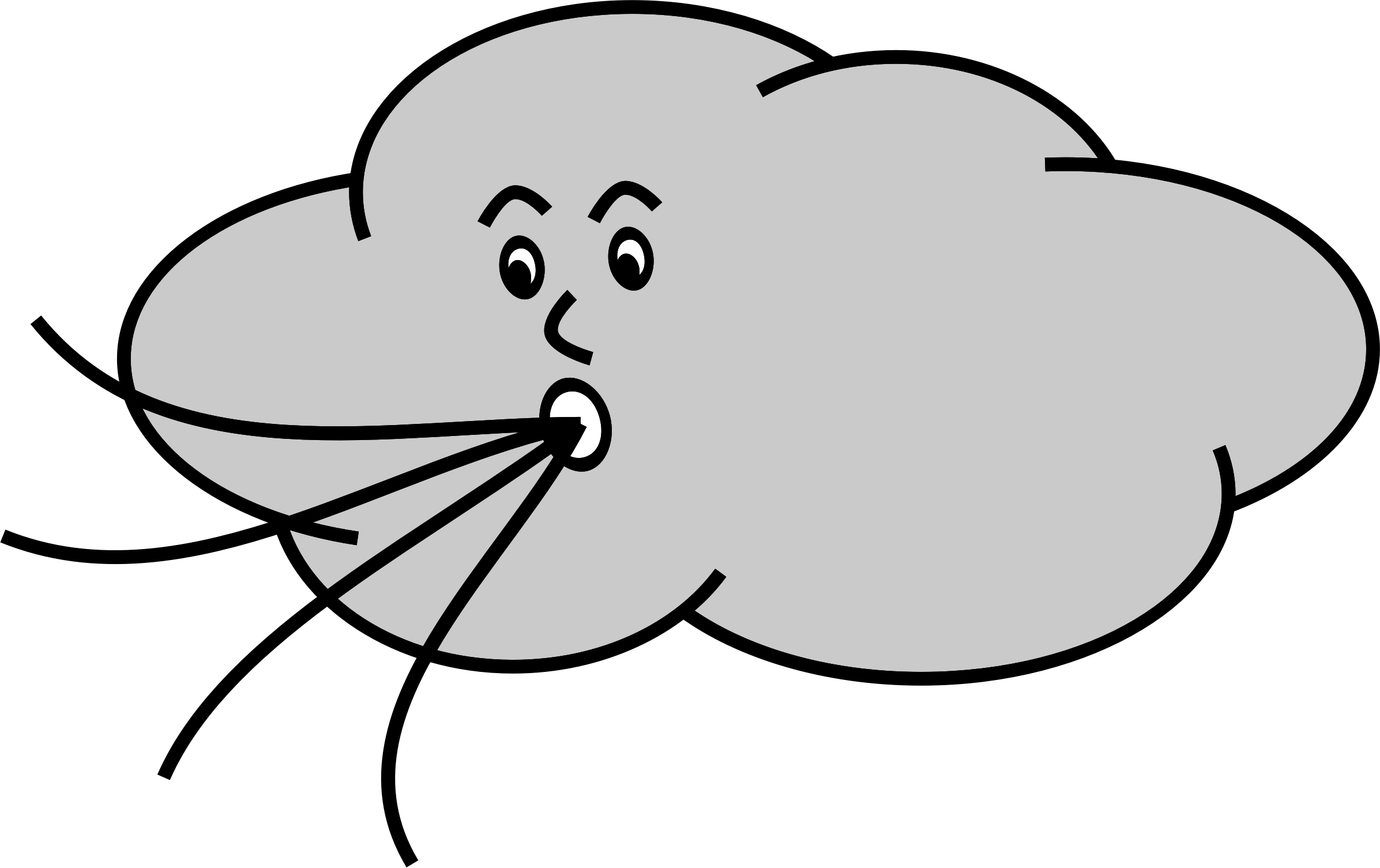 Clipart - Wind blowing cloud | Clipart Panda - Free Clipart Images