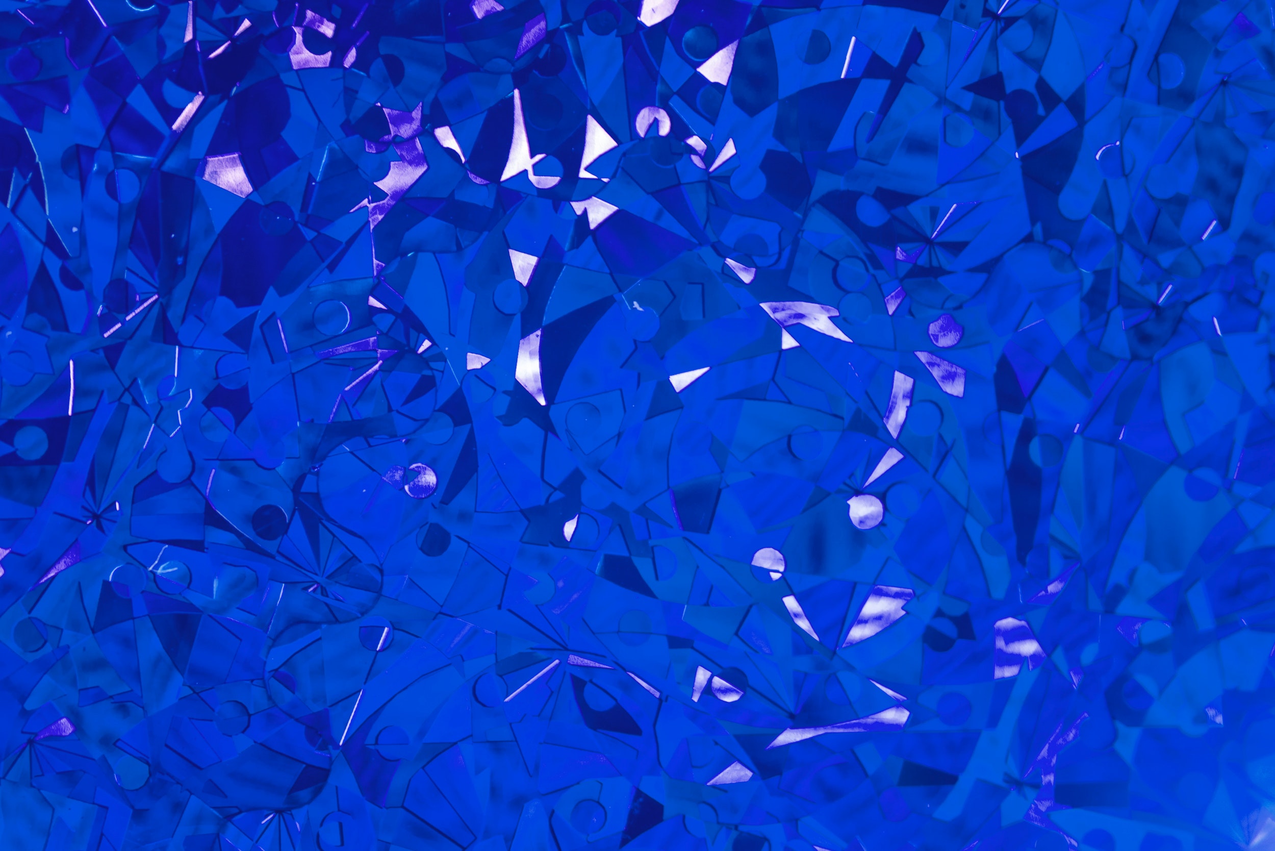 Blue abstract painting photo