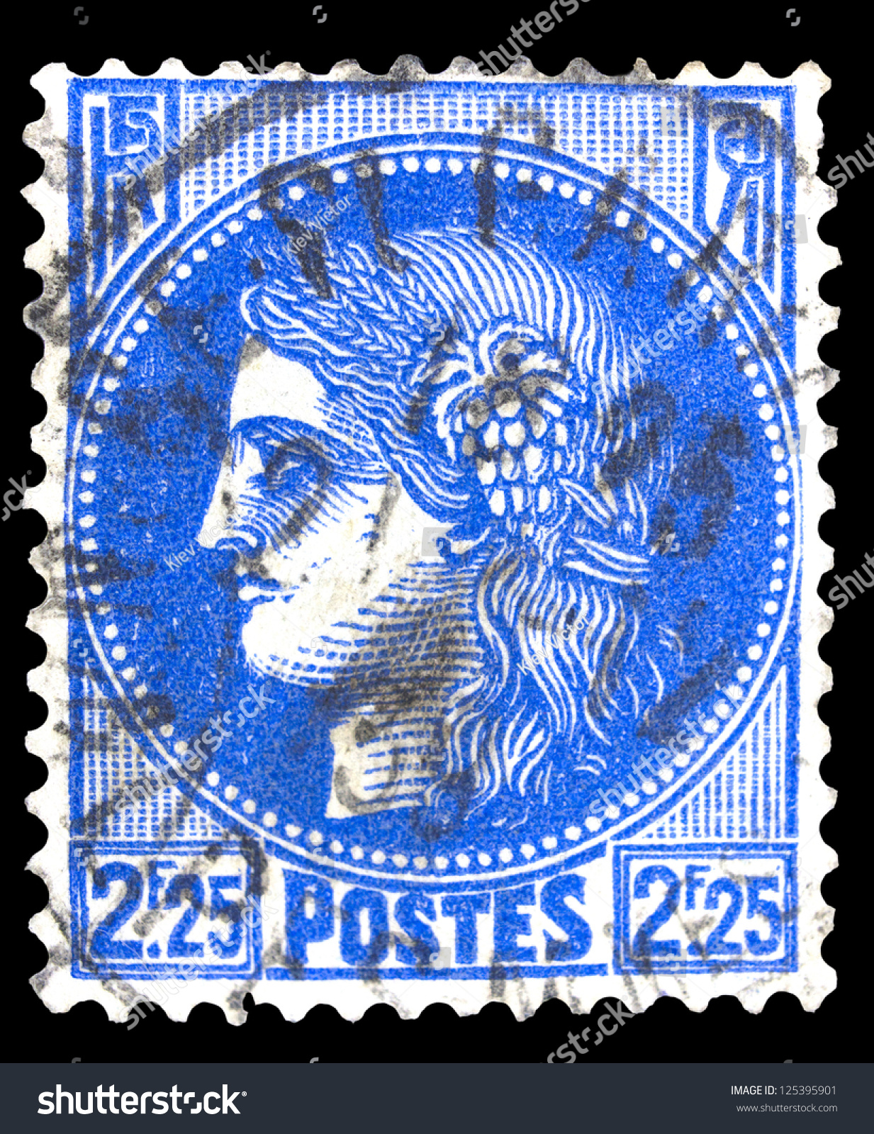 France Circa 1945 Stamp Printed France Stock Photo (Royalty Free ...