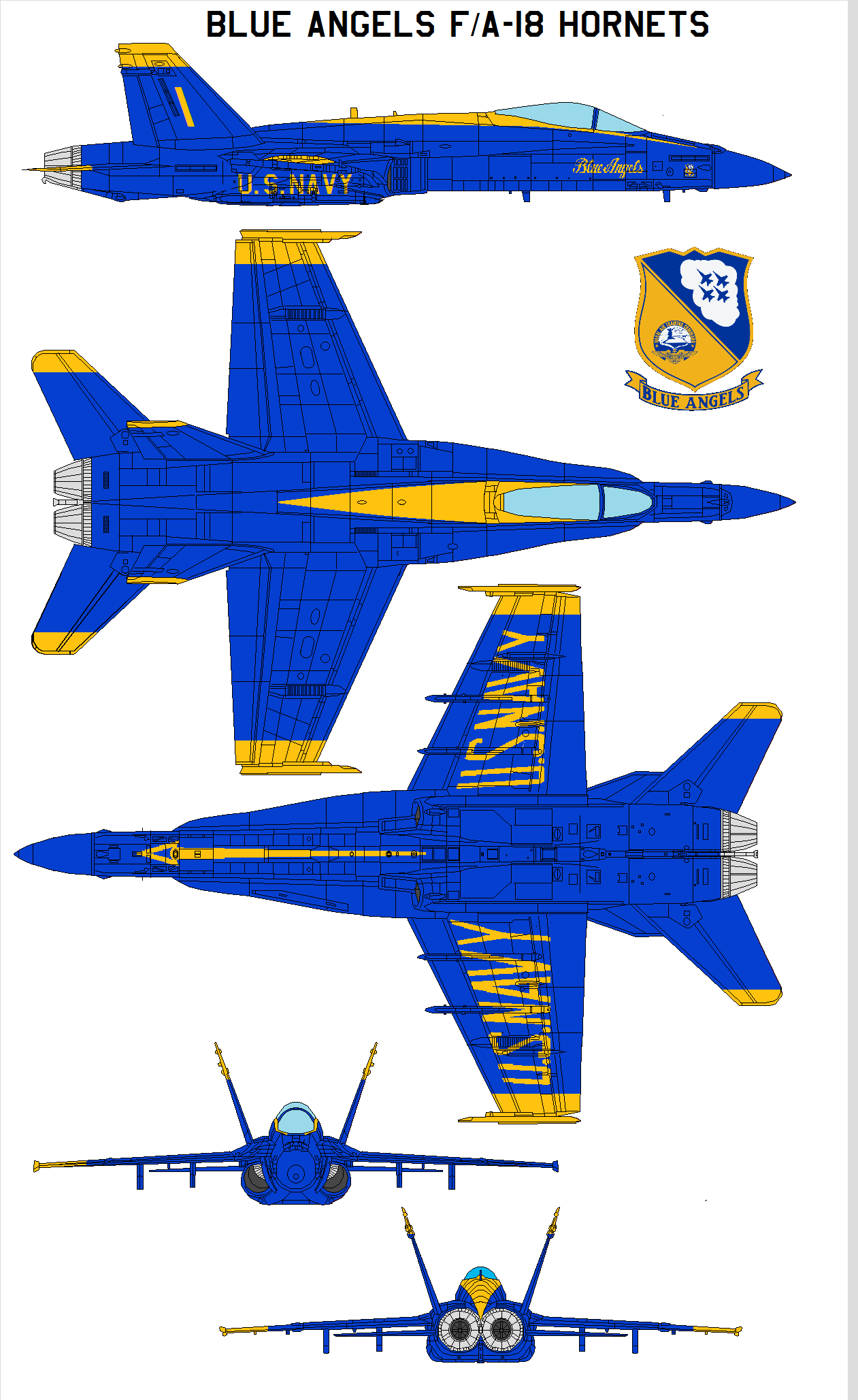 Blue Angels FA-18 Hornets by bagera3005 on DeviantArt