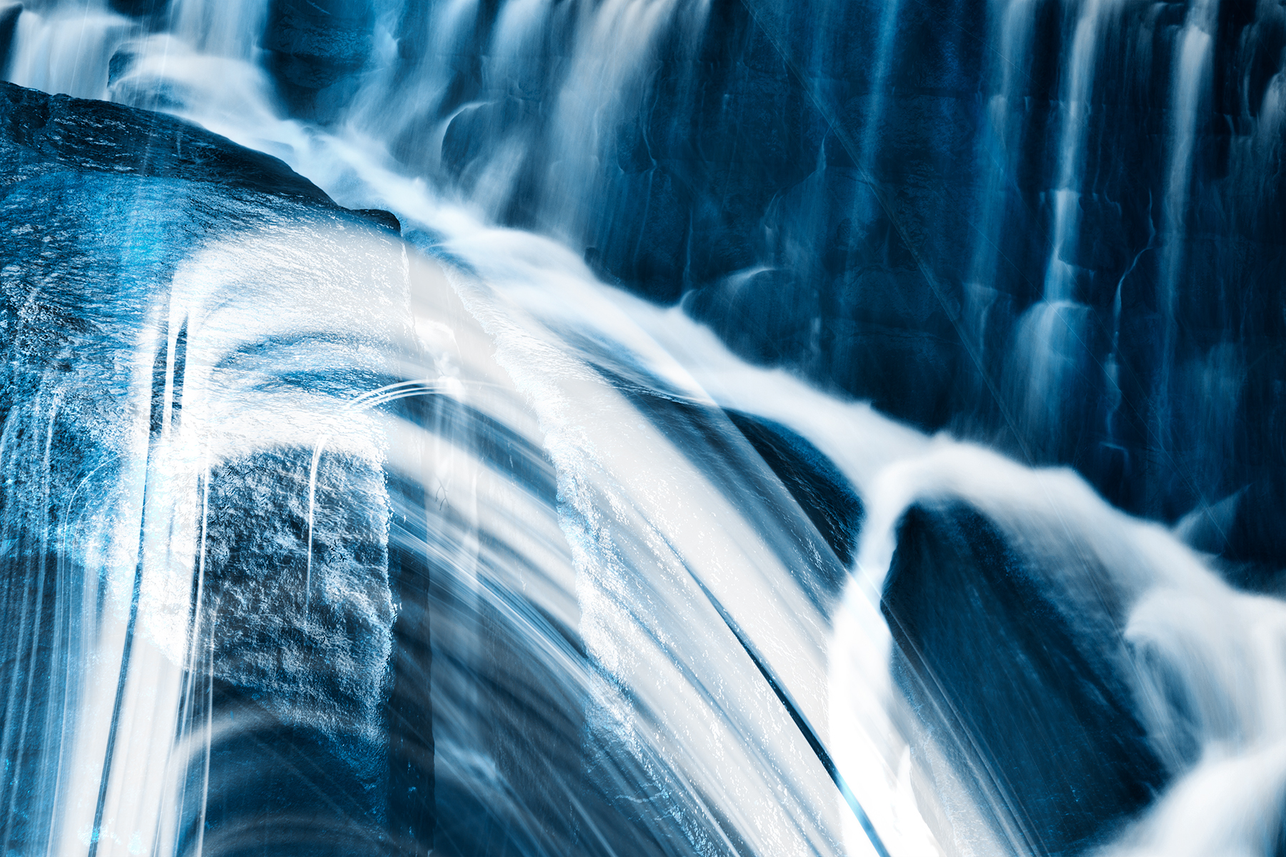 Blue Banshee Falls, Abstract, Pan, Shade, Scenic, HQ Photo
