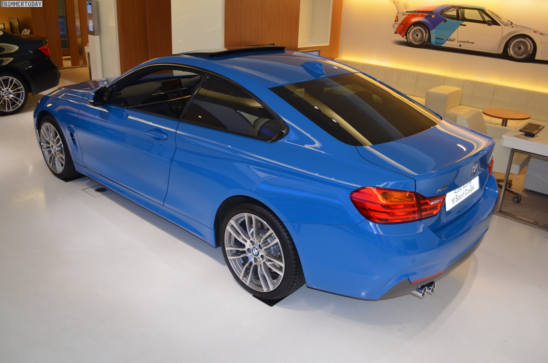 BMW 4 Series Coupe in Pure Blue Individual color
