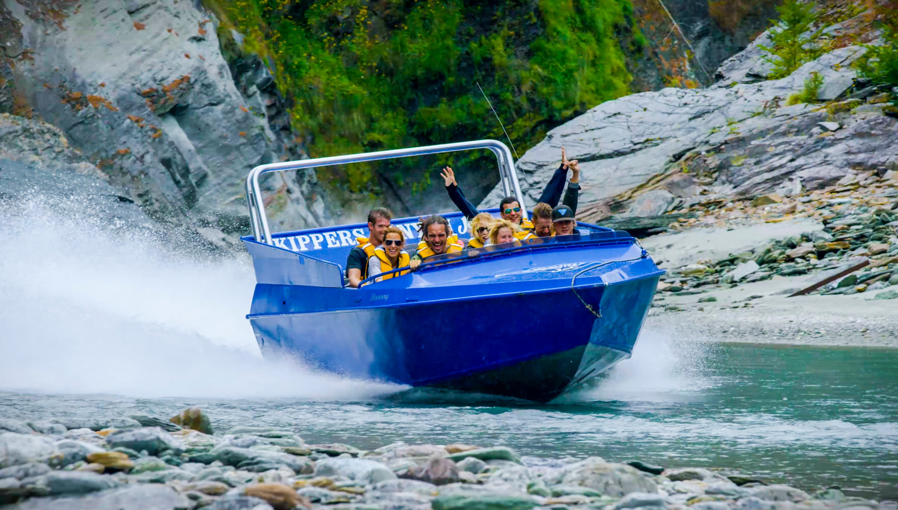 Jet Engine Strapped to Boat - Jetboating in New Zealand! Play On! in ...