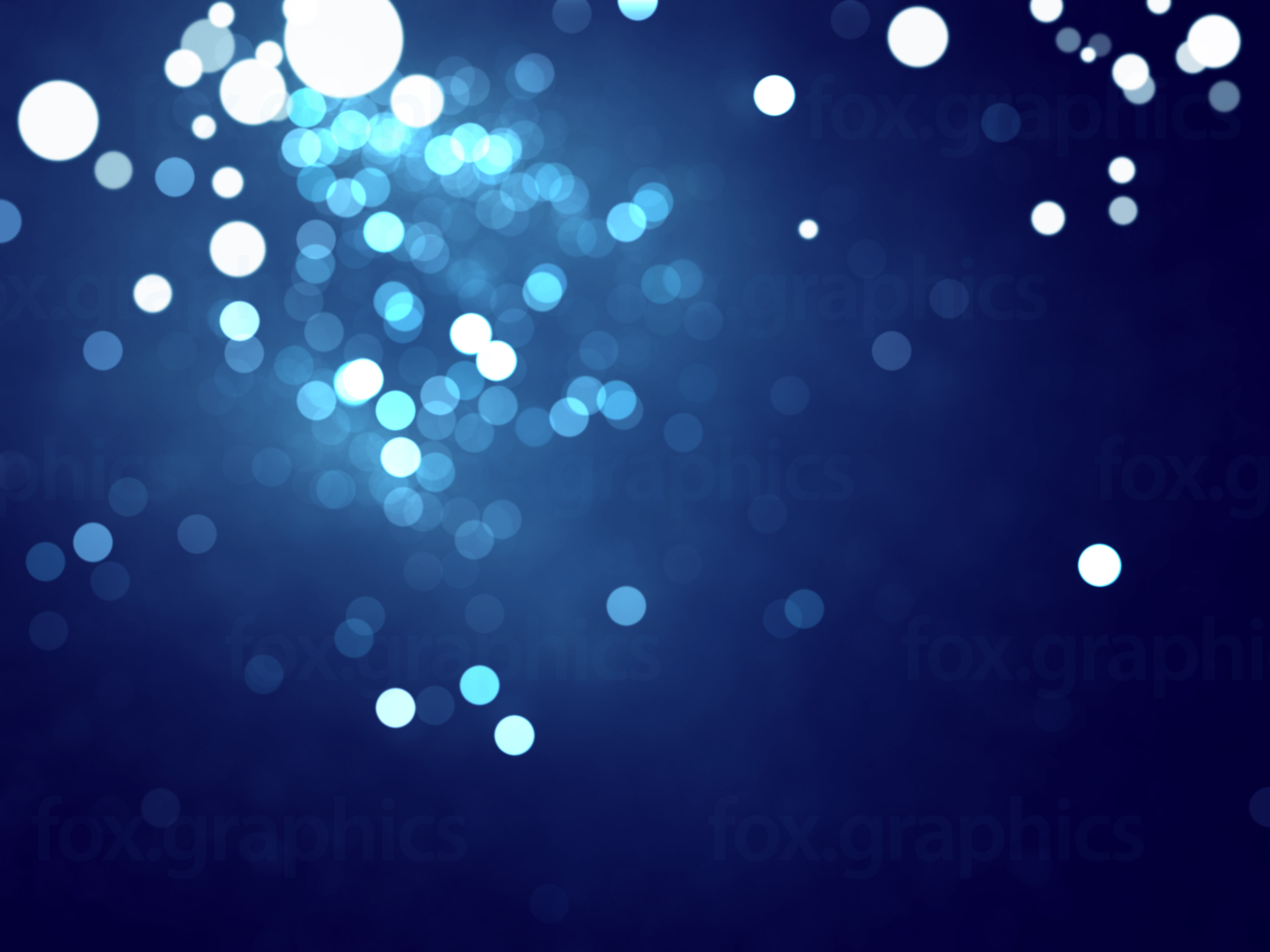 Blue bokeh background - Fox Graphics