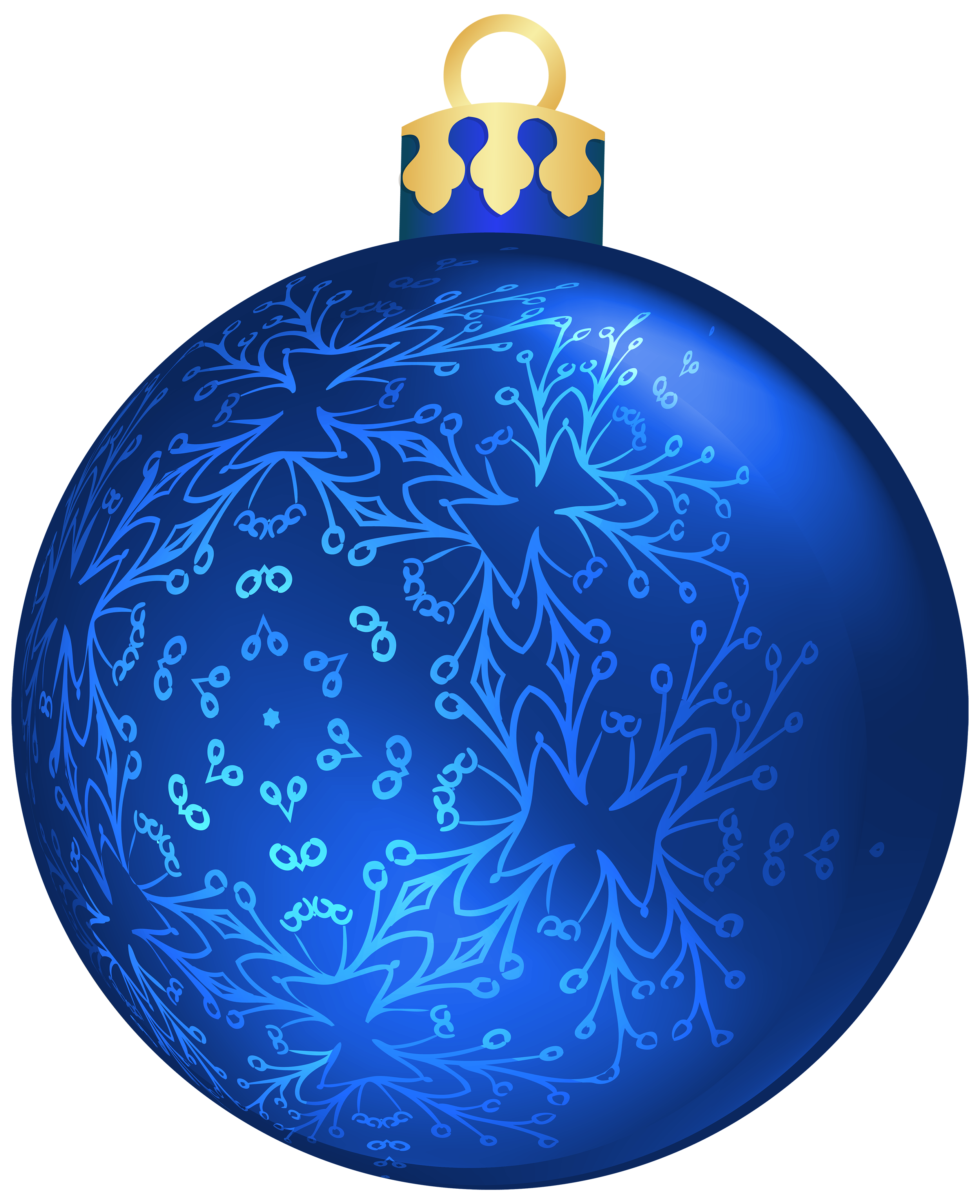 Blue Christmas Ball PNG Clipart - Best WEB Clipart