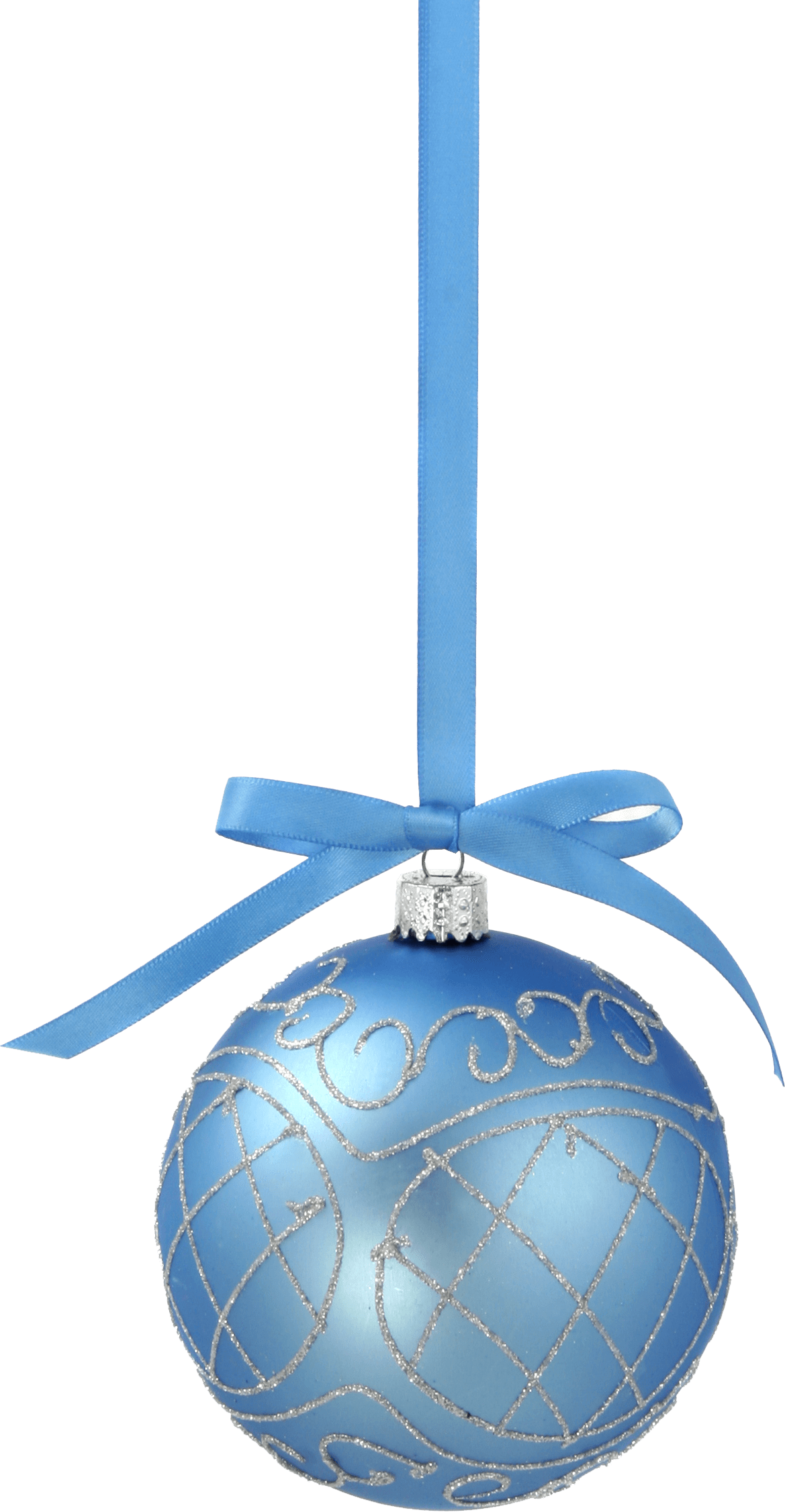 Christmas Blue Ball transparent PNG - StickPNG