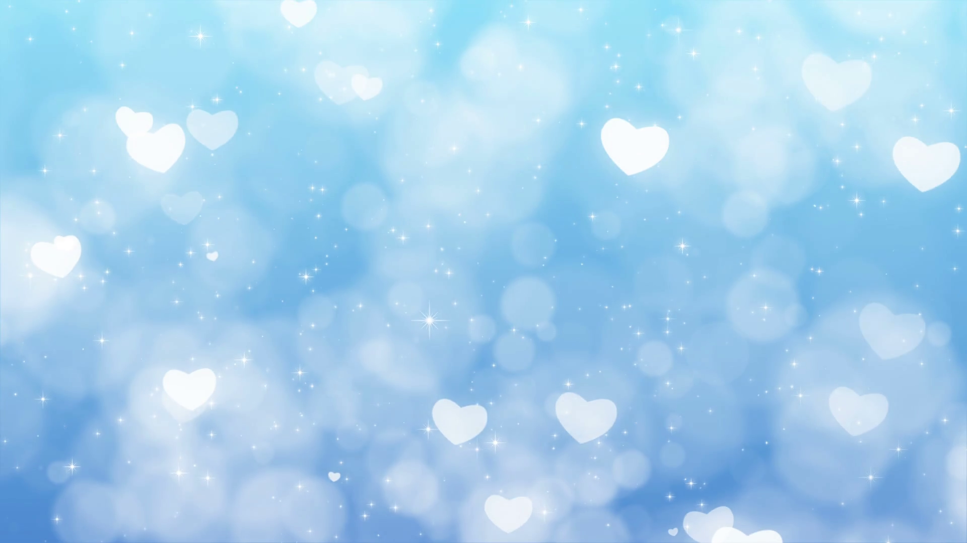 Blue Mothers Day background with particles, sparkles and hearts ...