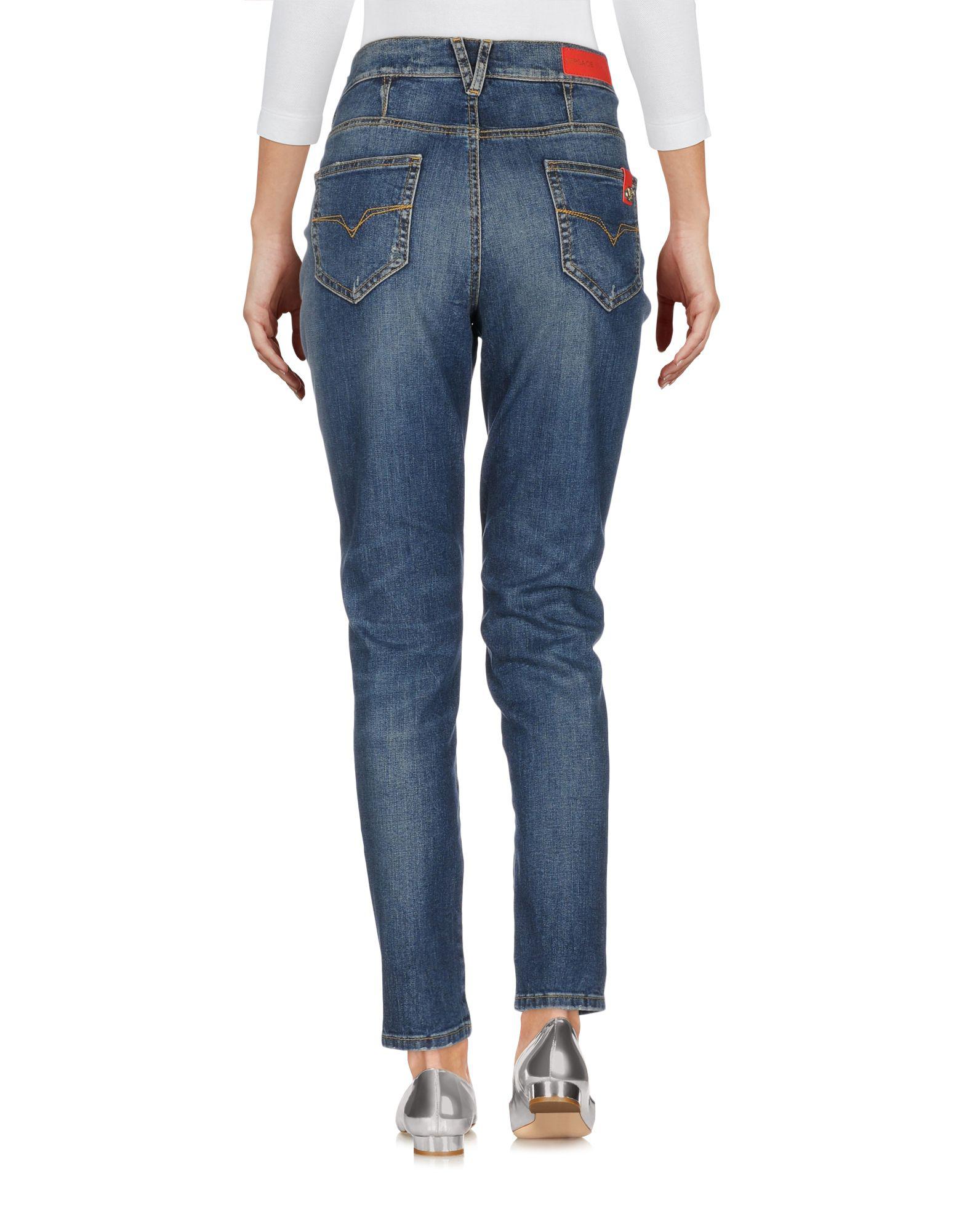 Lyst - Versace Jeans Denim Pants in Blue