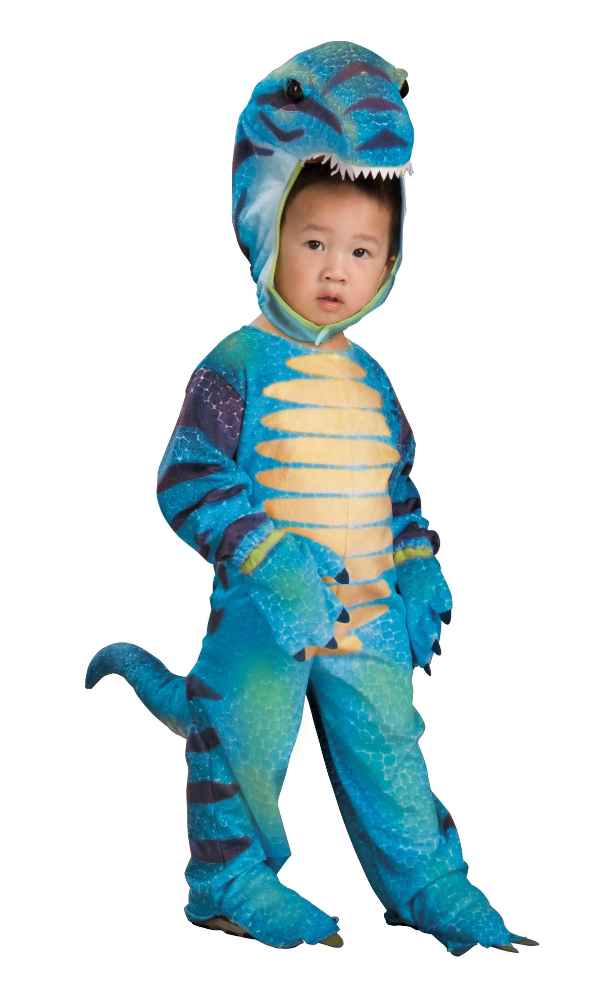 Cutiesaurus Blue Dinosaur Jumpsuit Costume Child Toddler