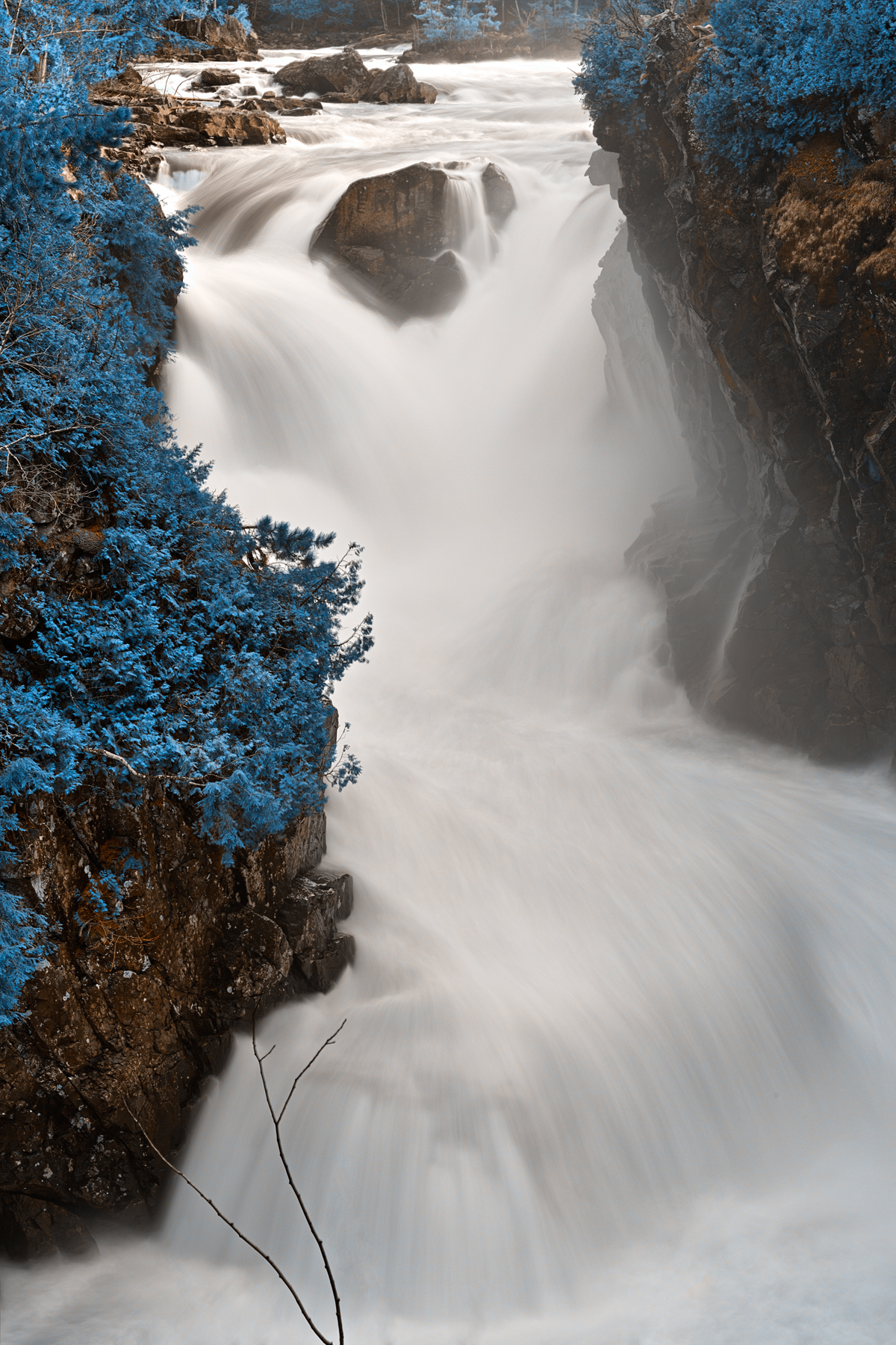 Blue dorwin falls - hdr photo