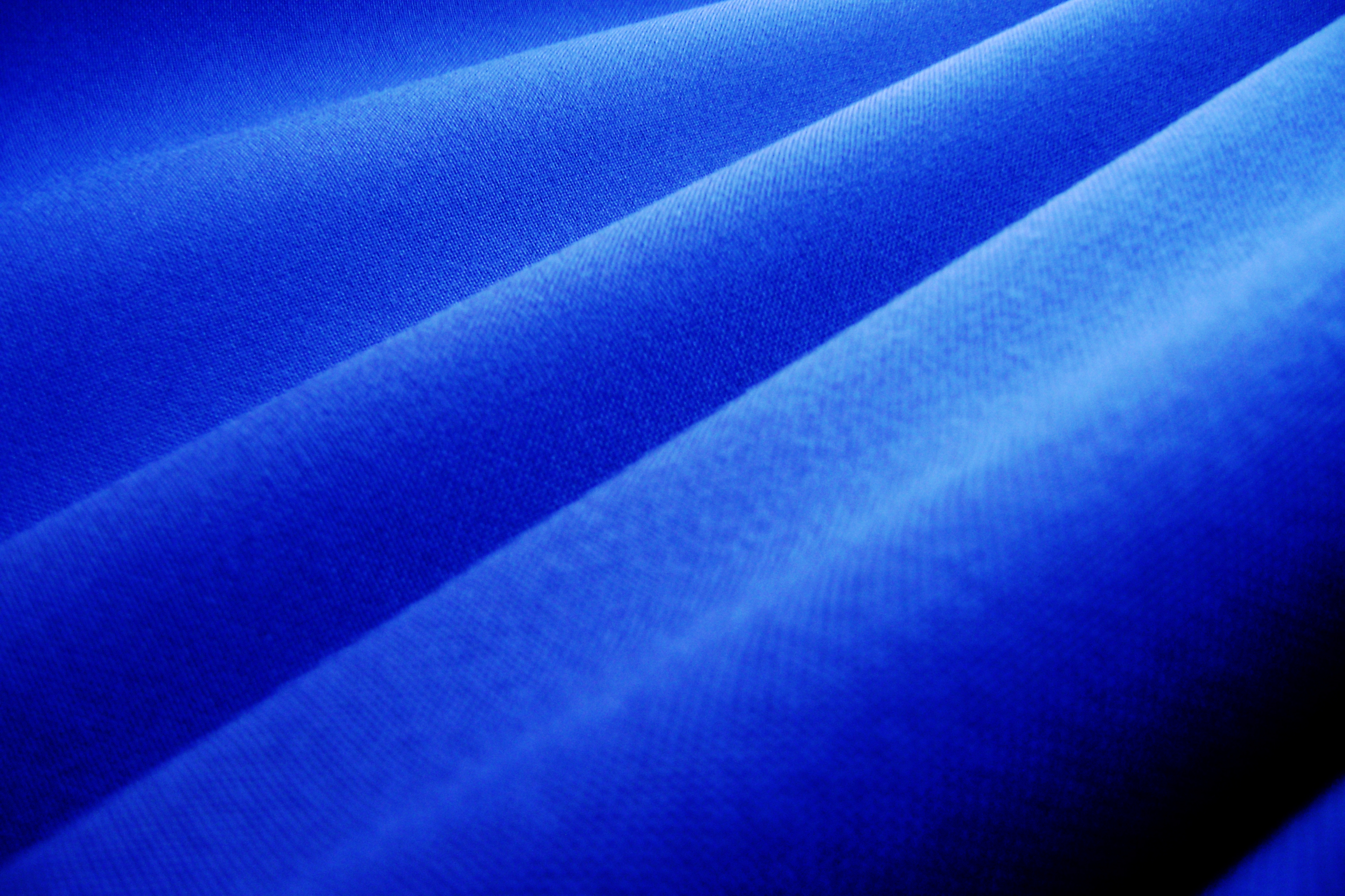 Blue fabric photo