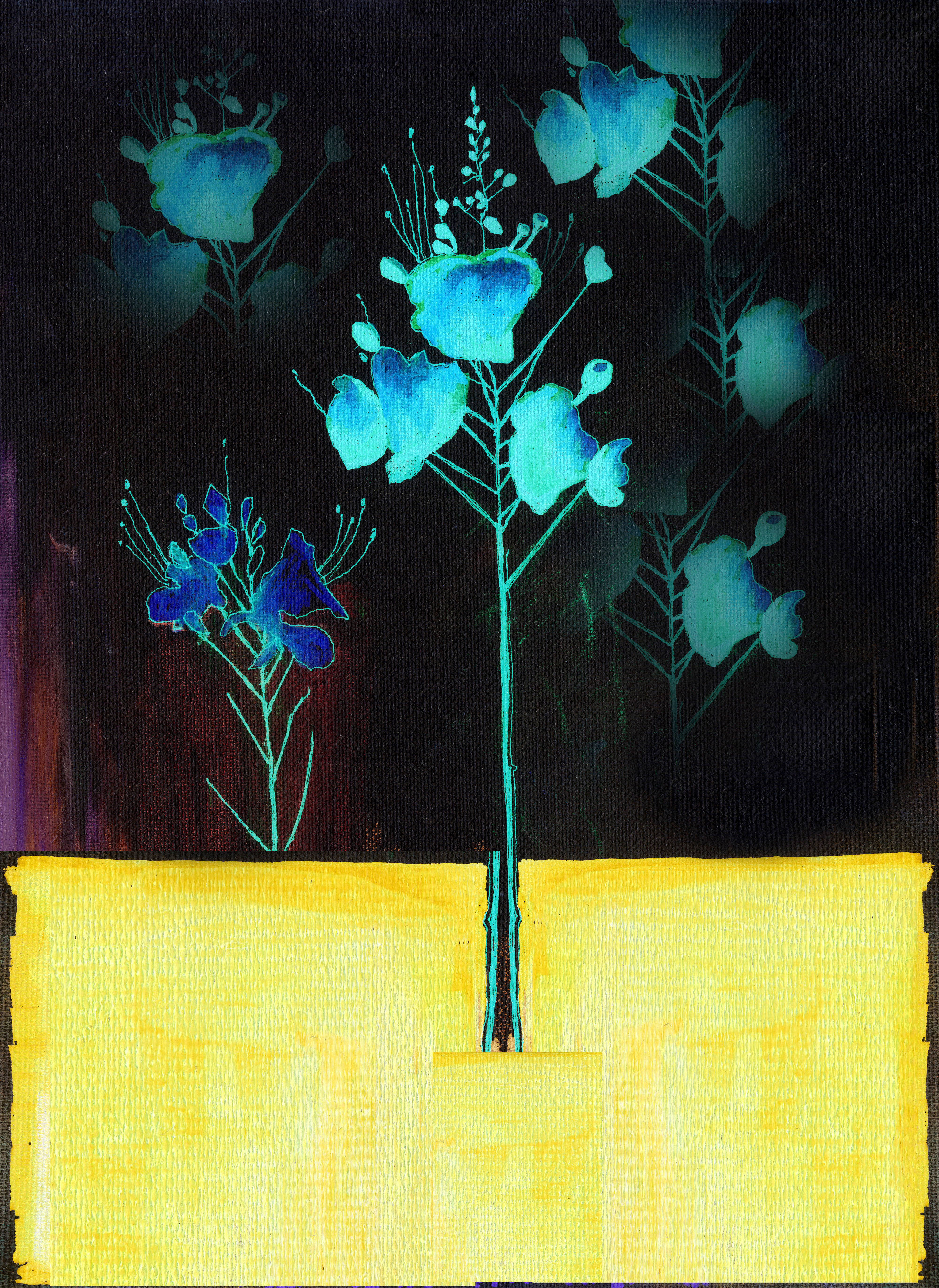 William Orbit Art | BLUE FLOWERS