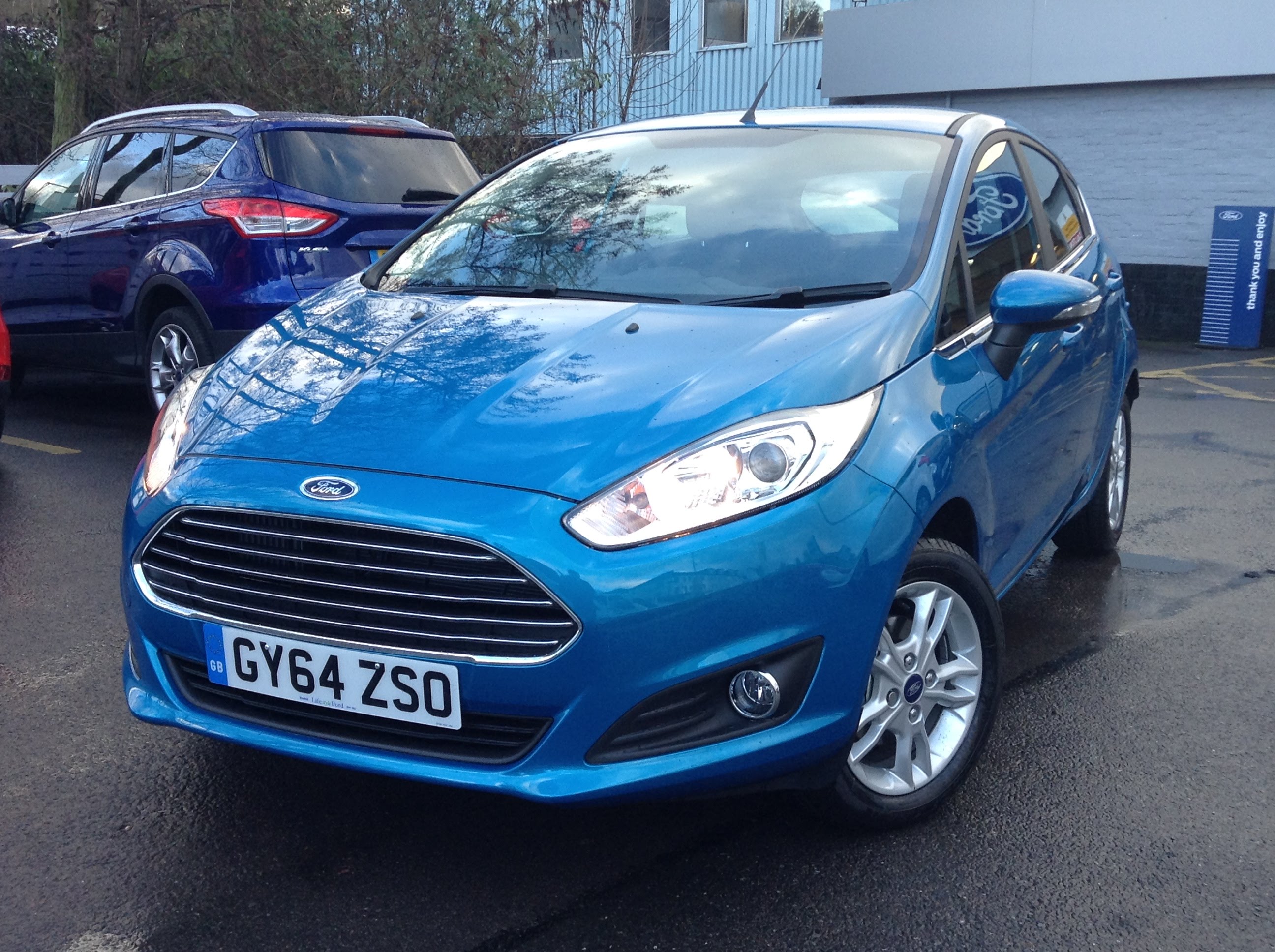Ford Fiesta 1.0 Zetec 5dr 100PS in Candy Blue 2014 For Sale at ...
